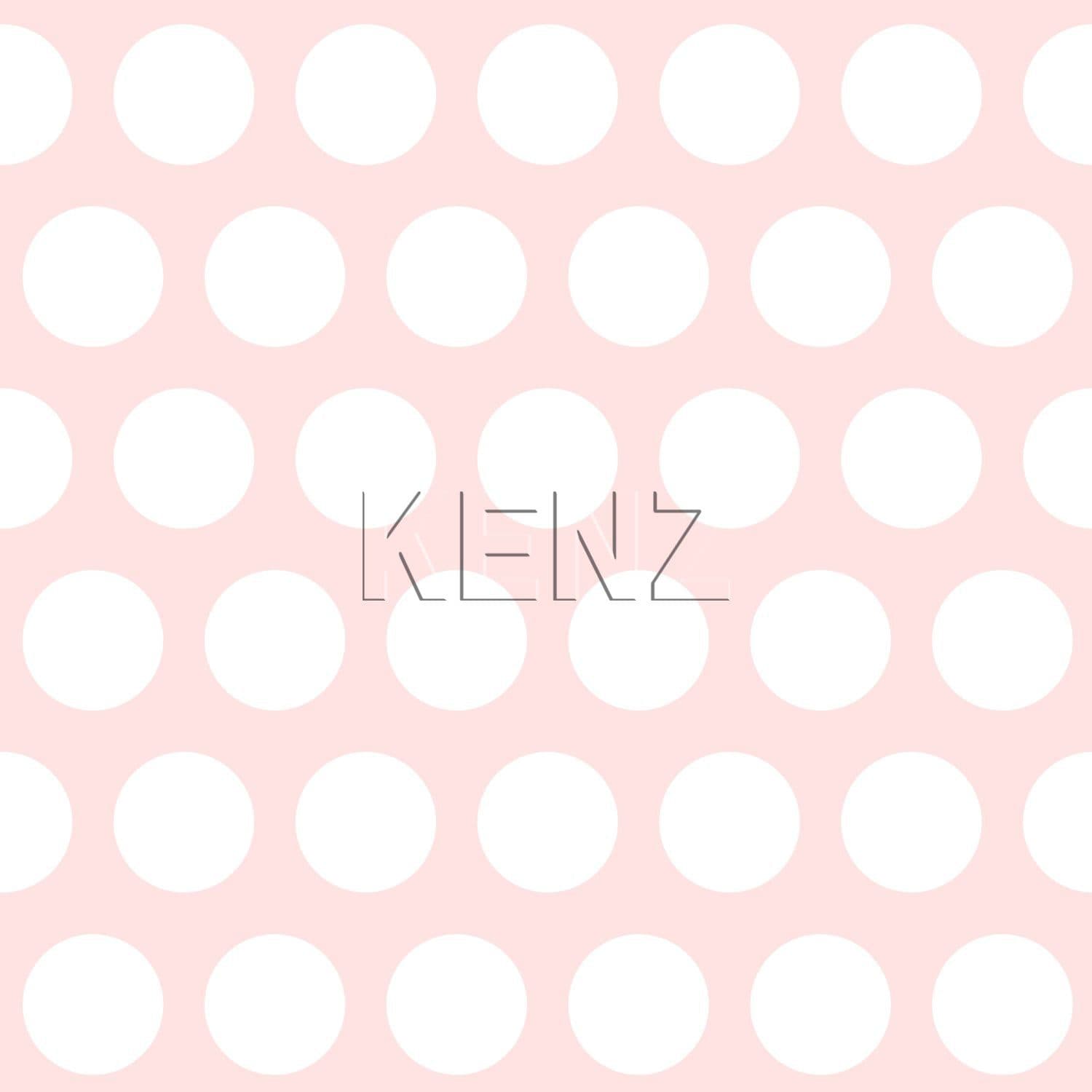 wallpaper small dots white and light pink 128859