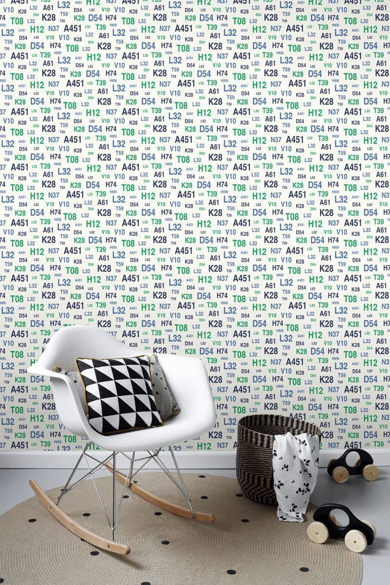 wallpaper emblems navy blue and green 136439