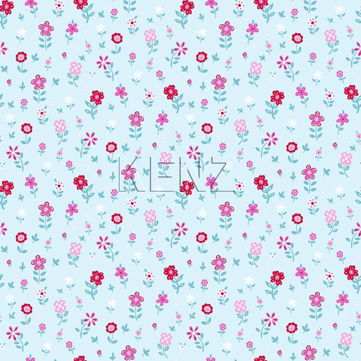 wallpaper flowers turquoise 137317