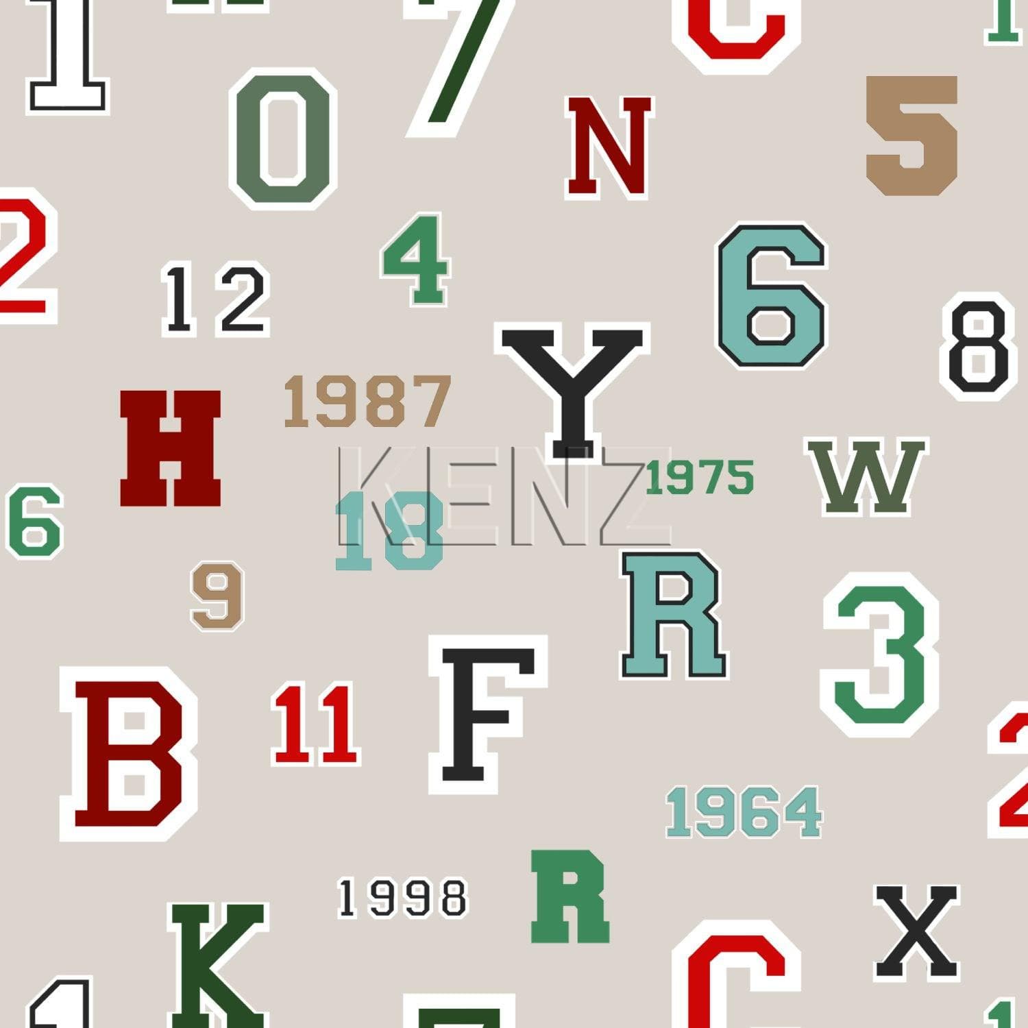 wallpaper numbers & letters dark blue 138834