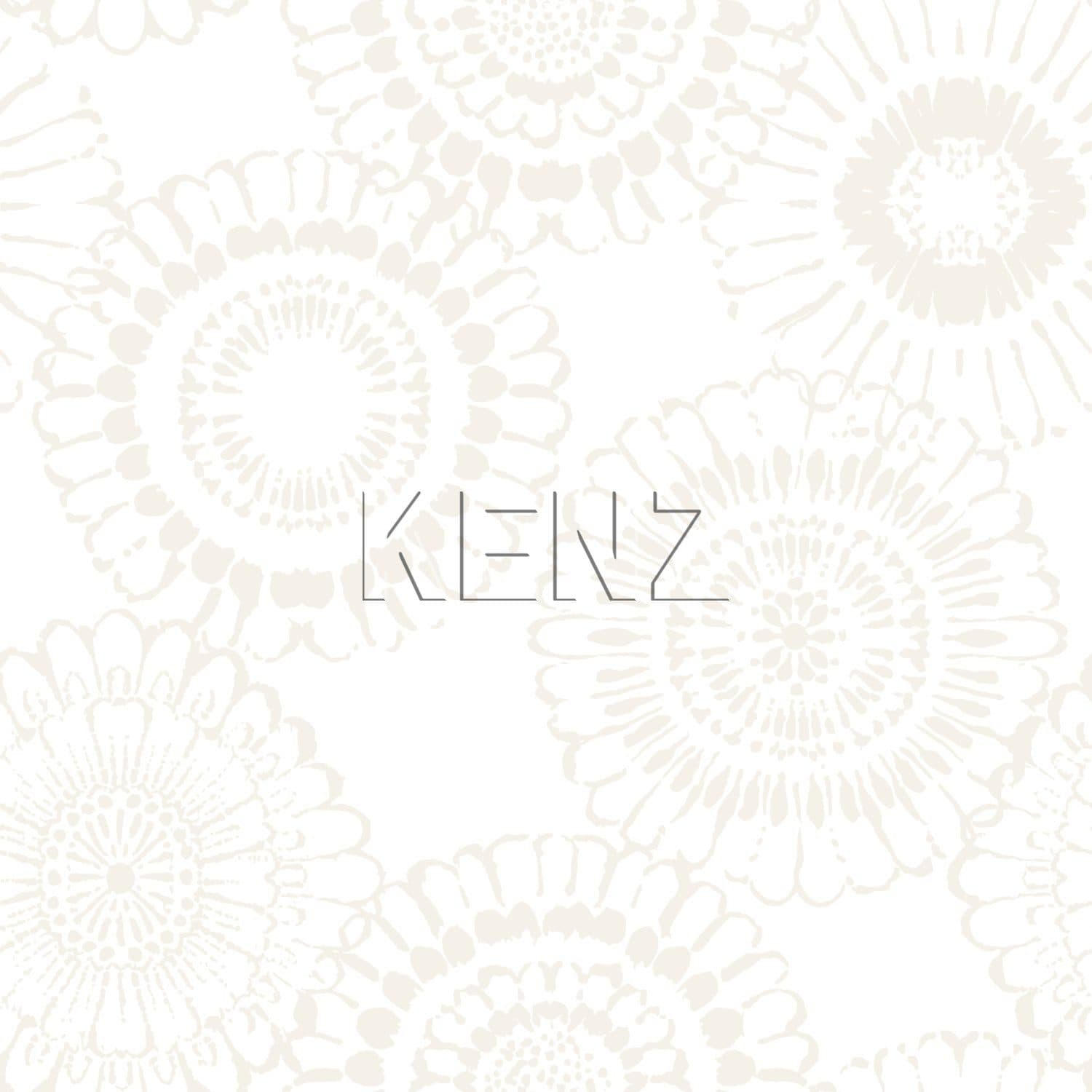 wallpaper flowers silver and white 138910