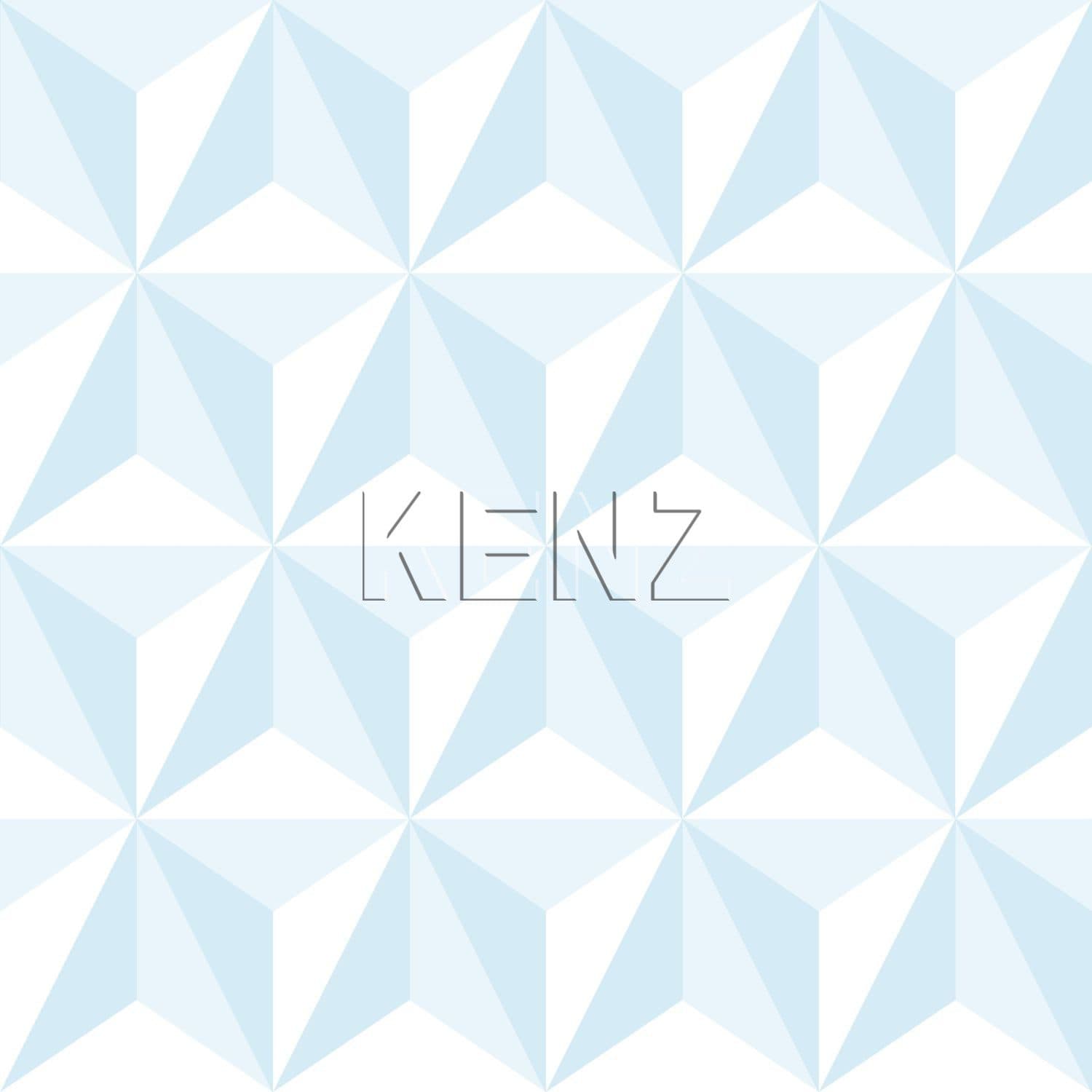 wallpaper graphic 3D motif light blue 138912