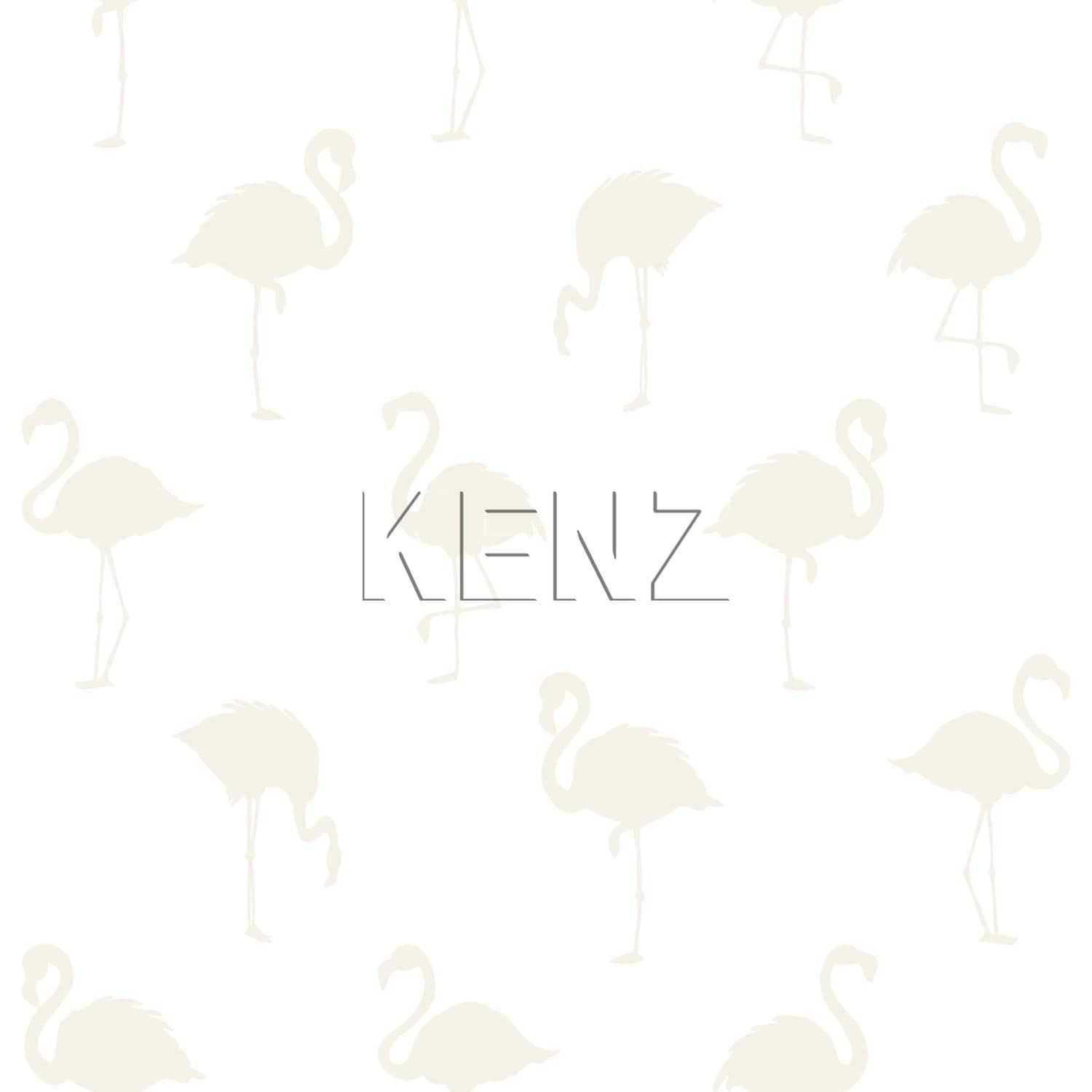 wallpaper flamingos silver and white 138917