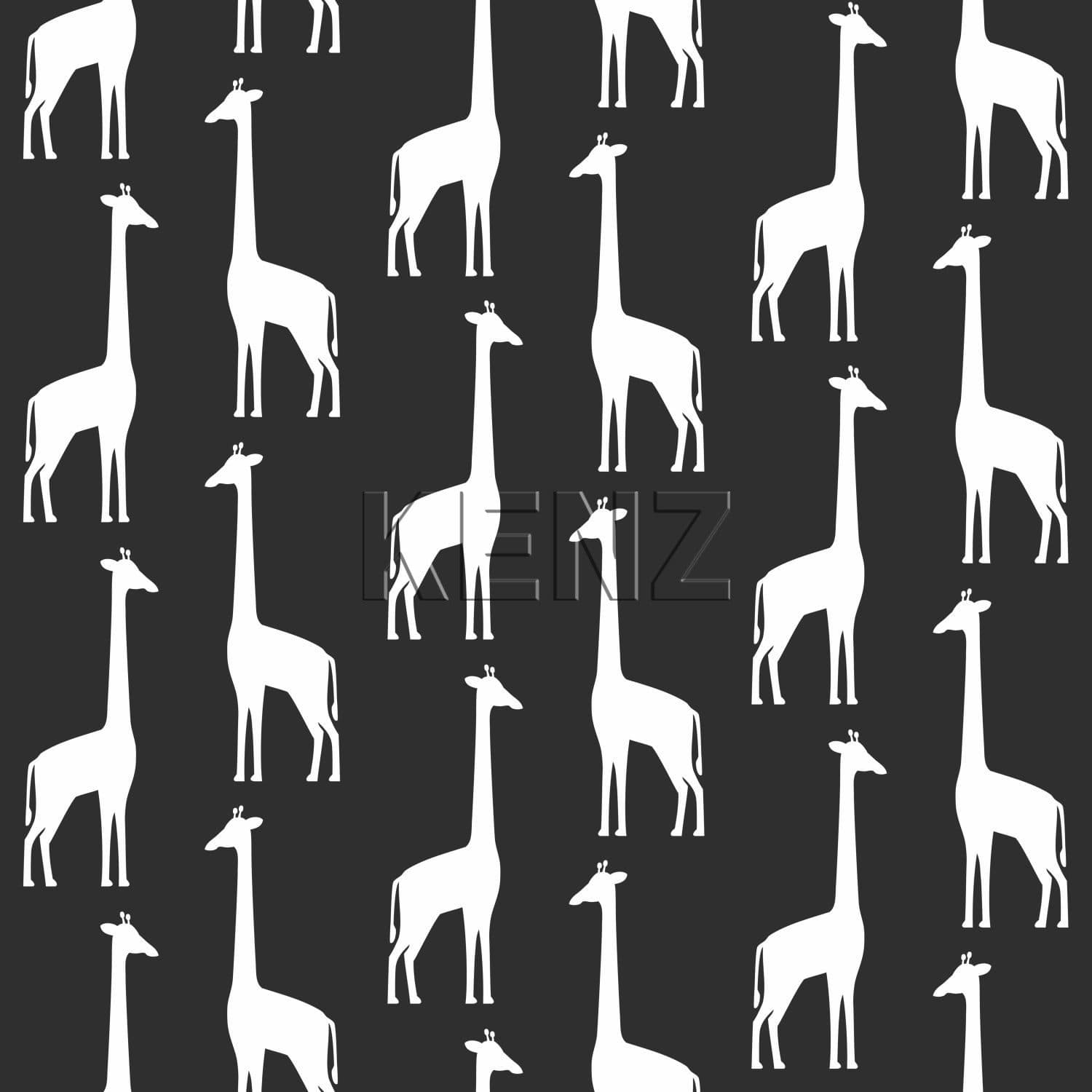 wallpaper giraffes black and white 139062
