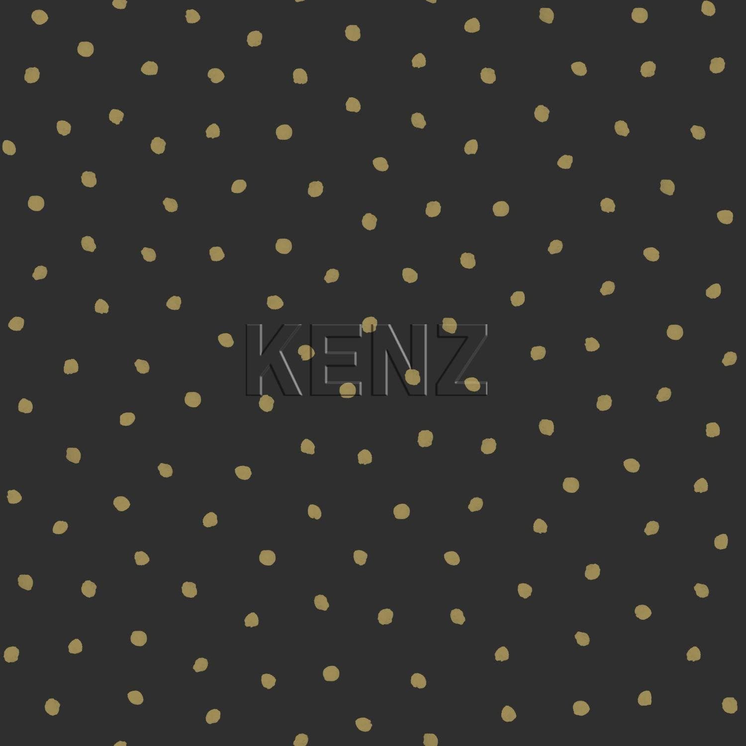 wallpaper small dots black and gold 139122