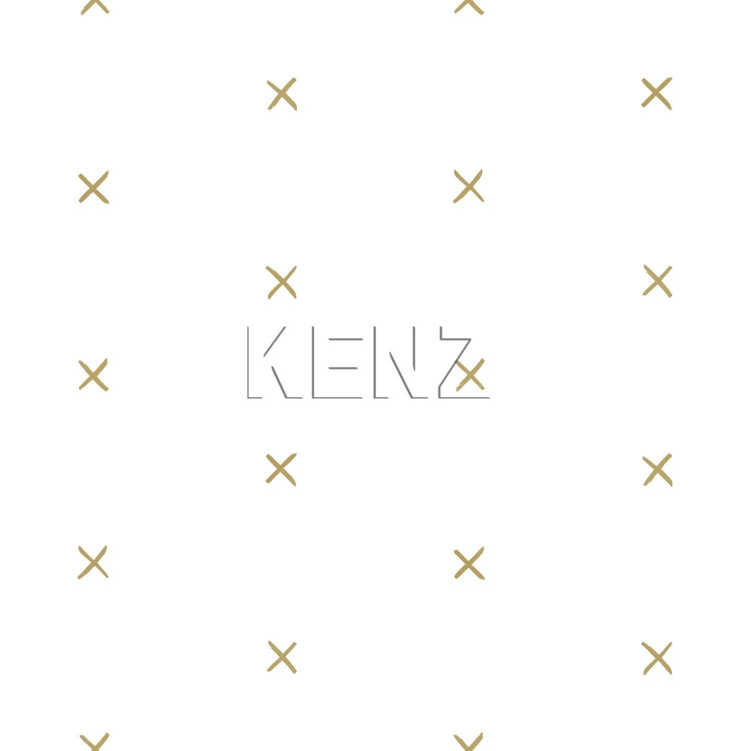 wallpaper graphic motif white and gold 139129