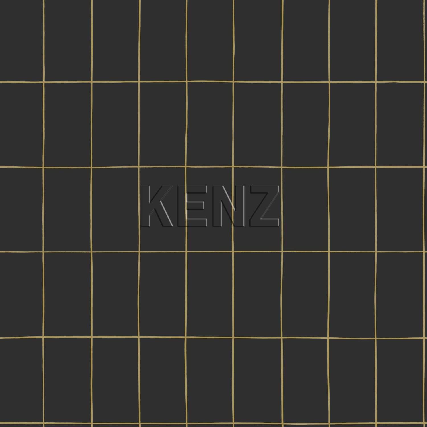 wallpaper small tiles black and gold 139132