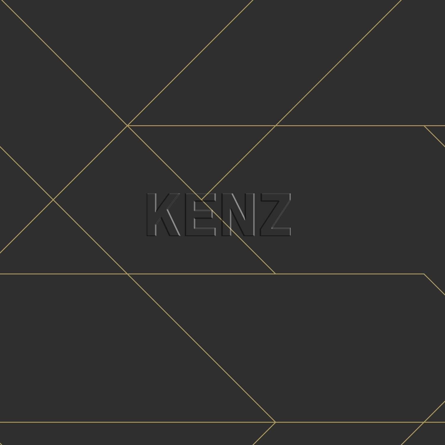 wallpaper graphic lines black and gold 139144