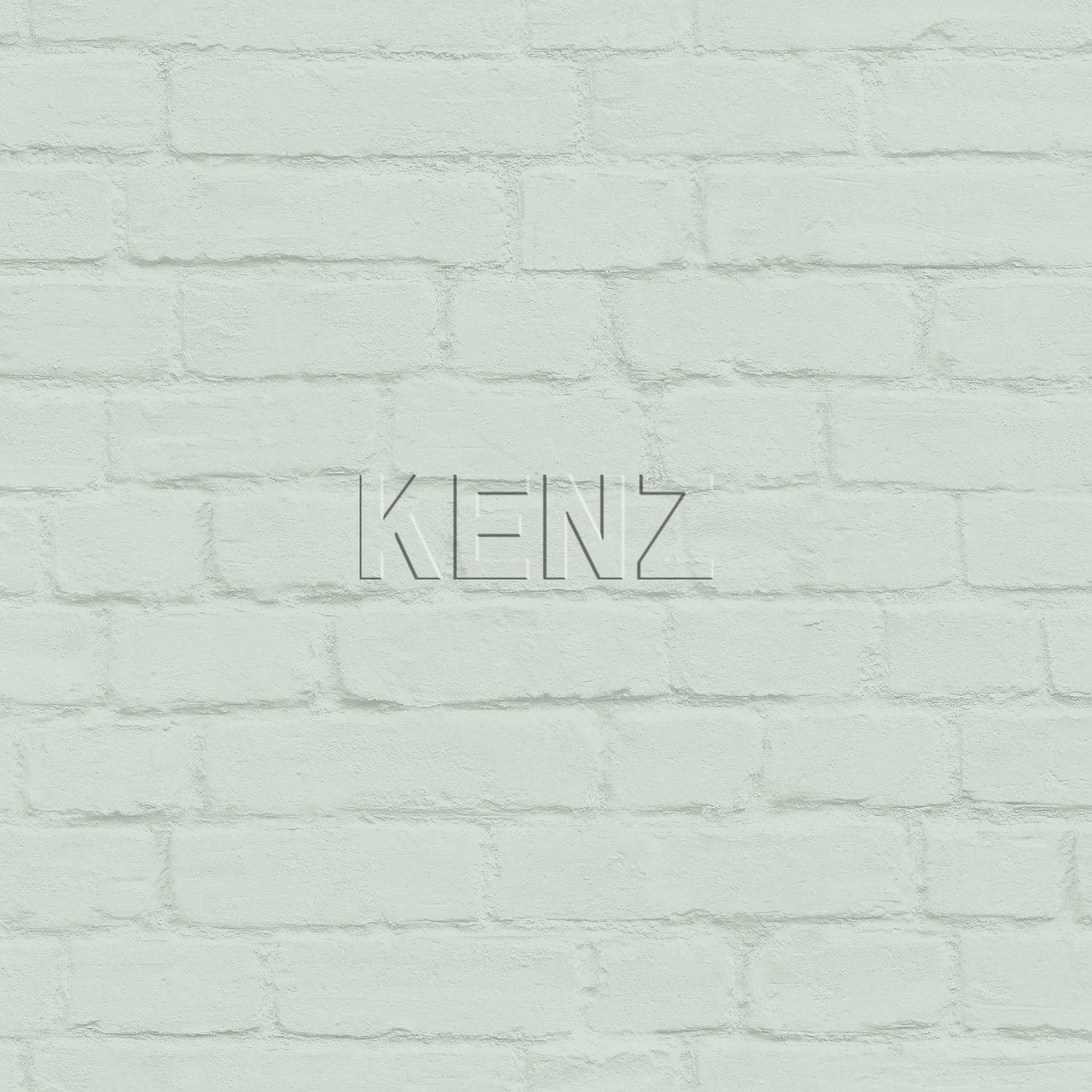 wallpaper bricks mint green 139193