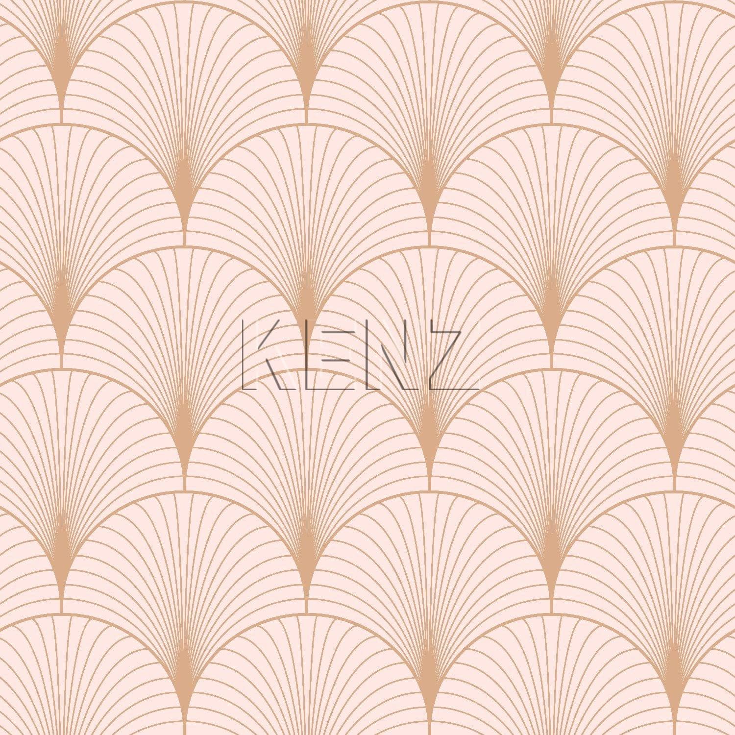 wallpaper art deco soft pink and rose gold 139229