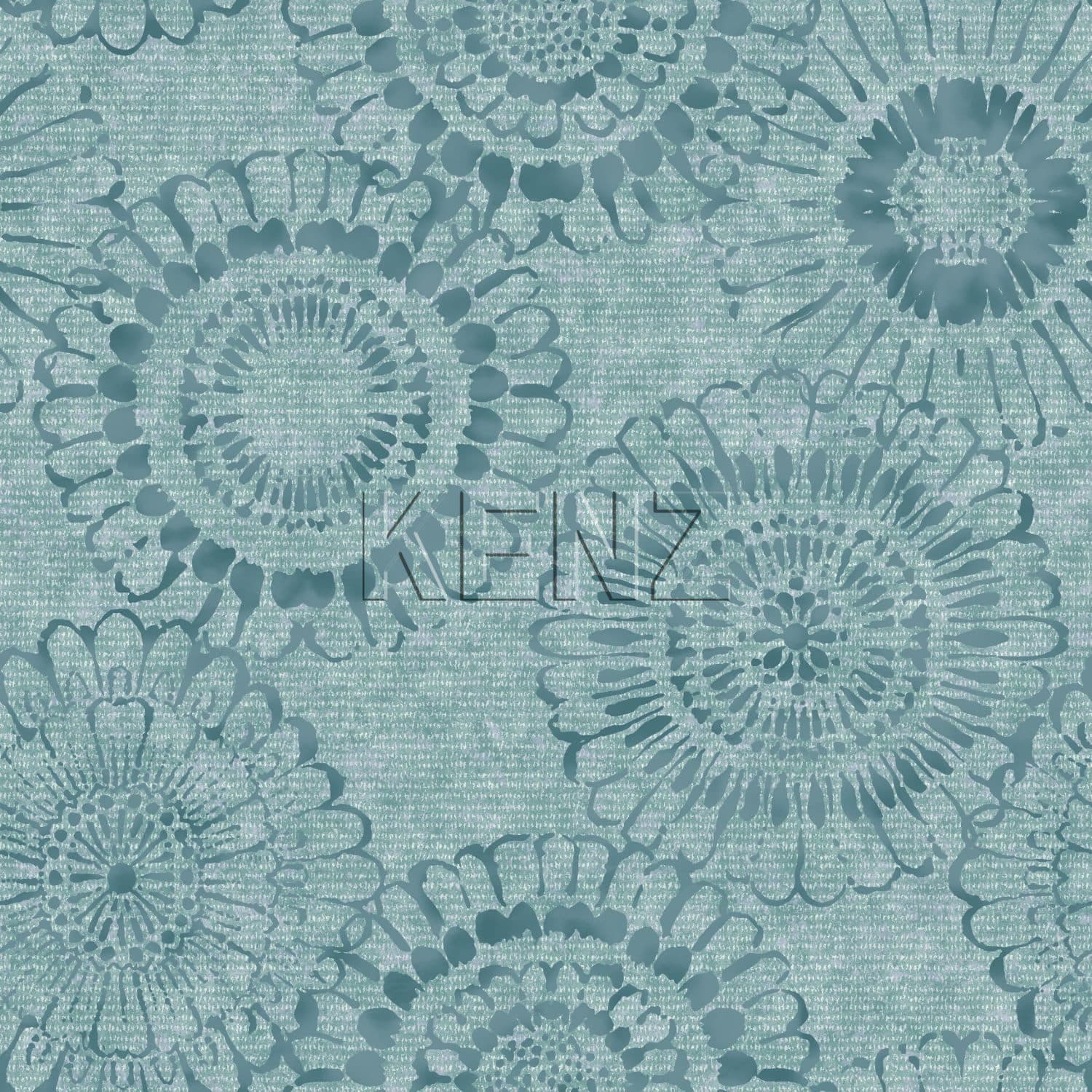 wallpaper flowers aqua green 148325