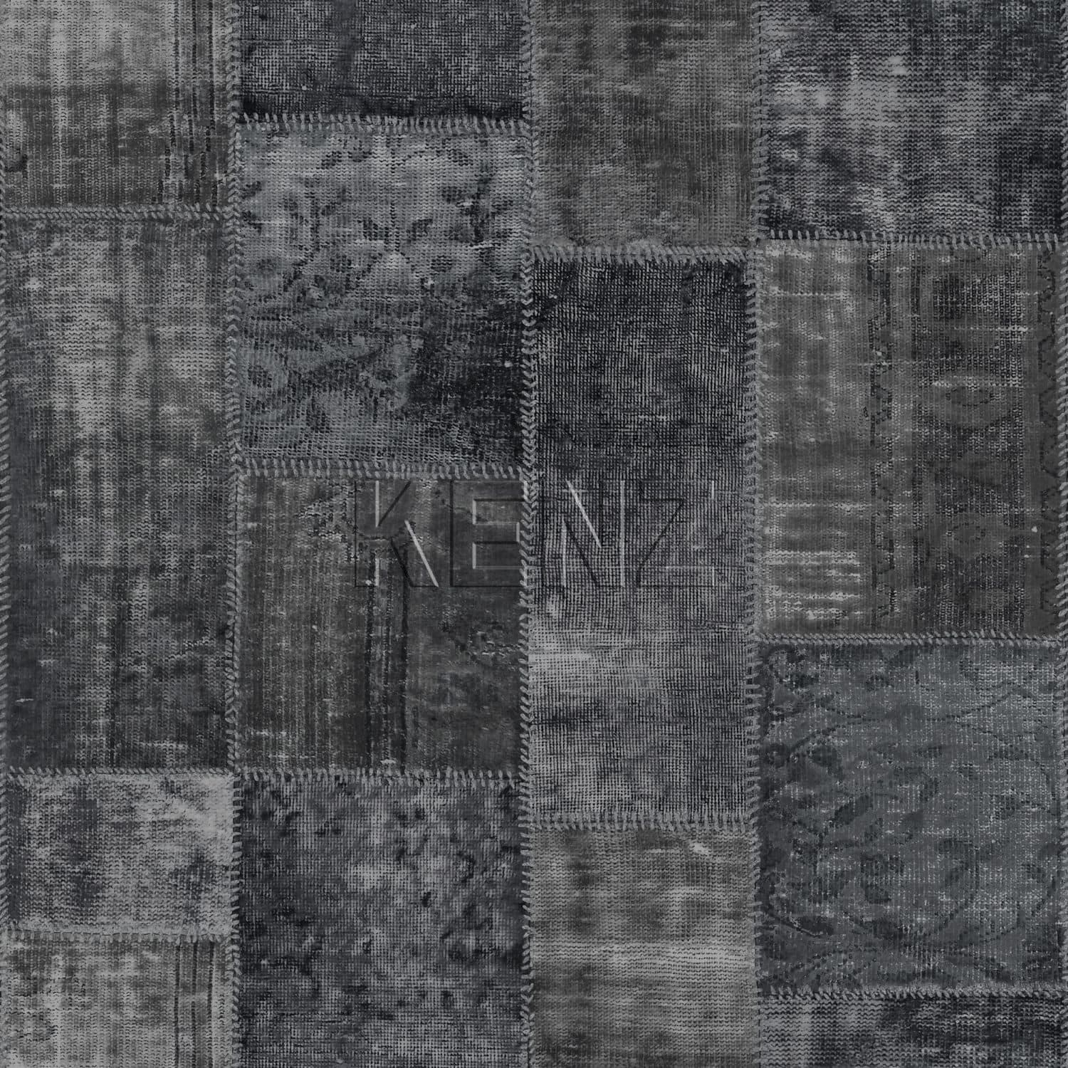 wallpaper kilim patchwork black 148334