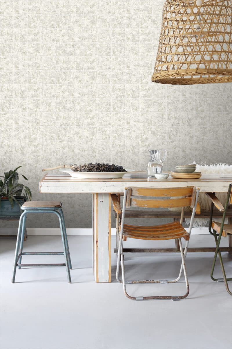 wallpaper tile pattern dark beige 148338
