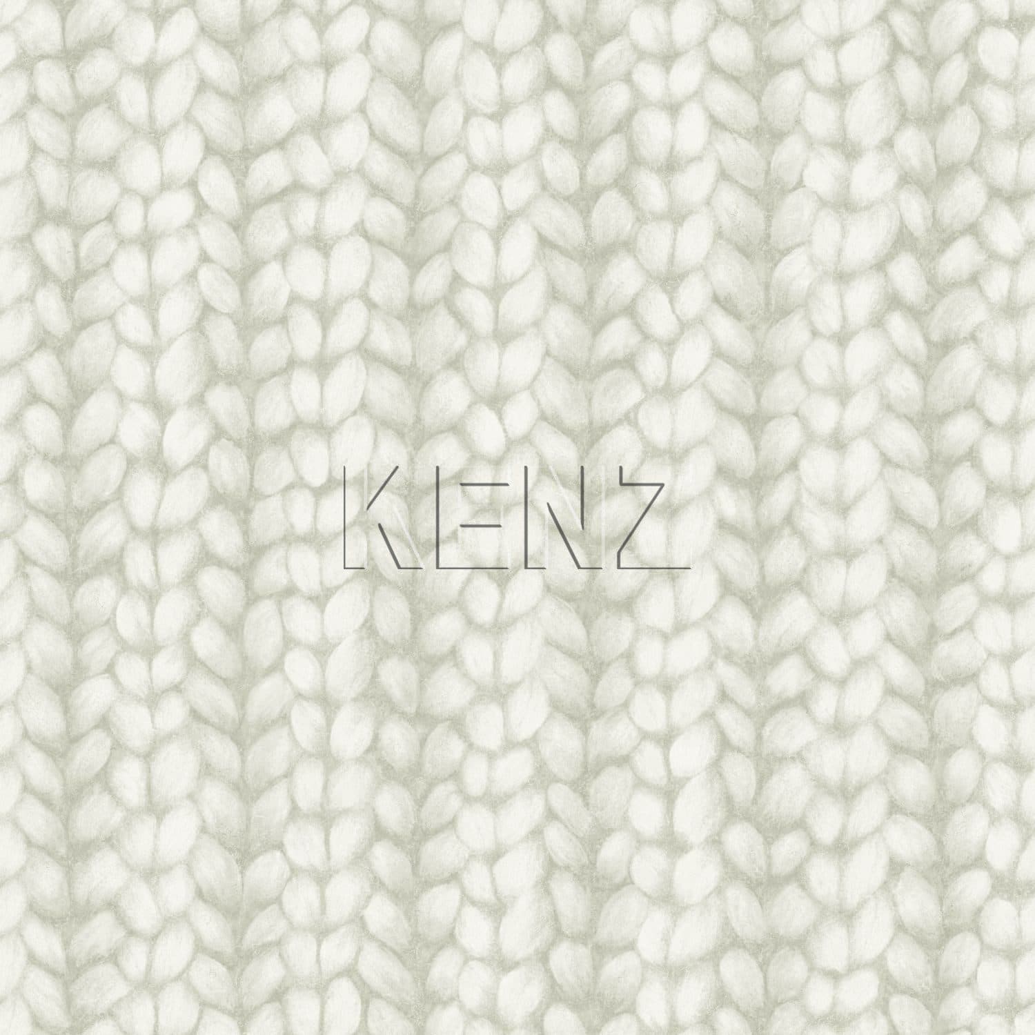 wallpaper chunky knit light gray 148341
