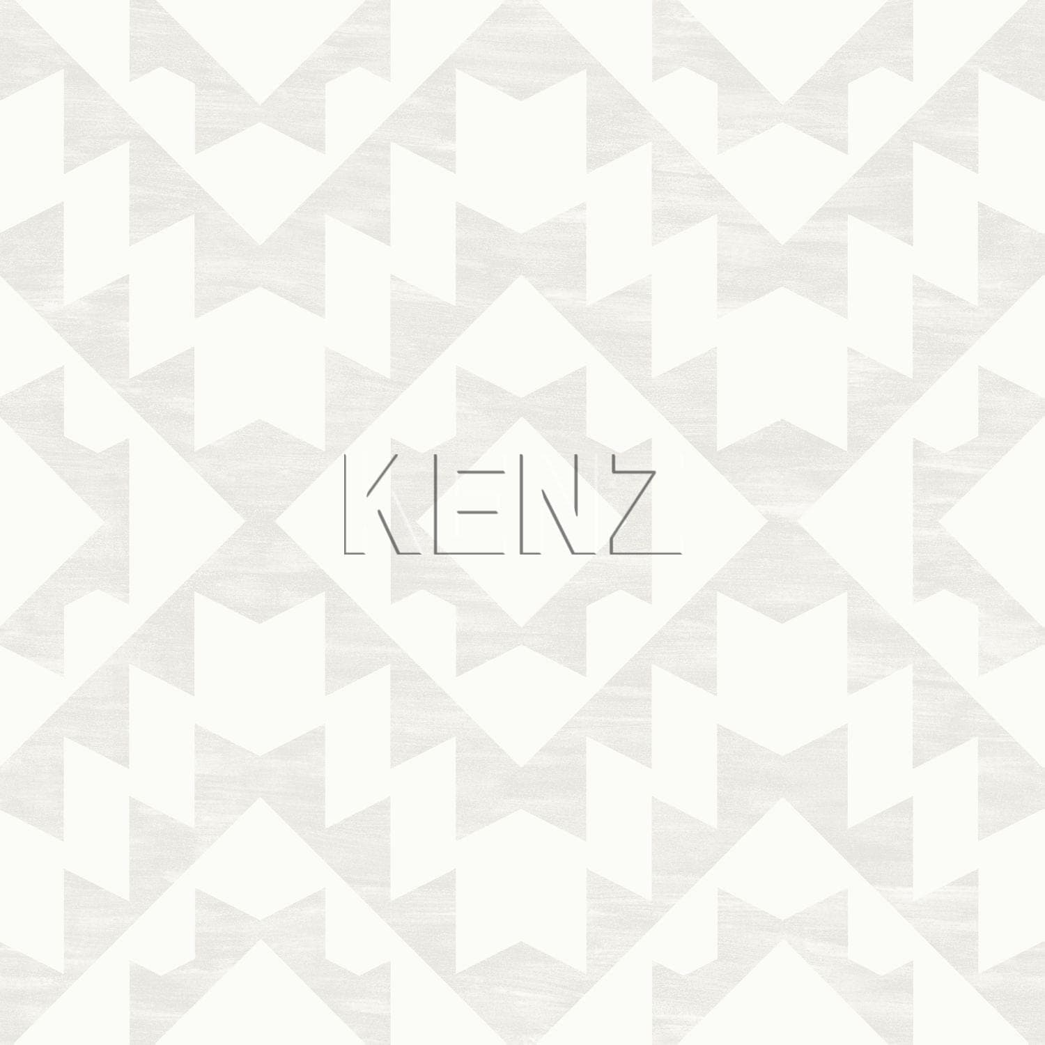 wallpaper Marrakech aztec carpet light warm gray and matt white 148673