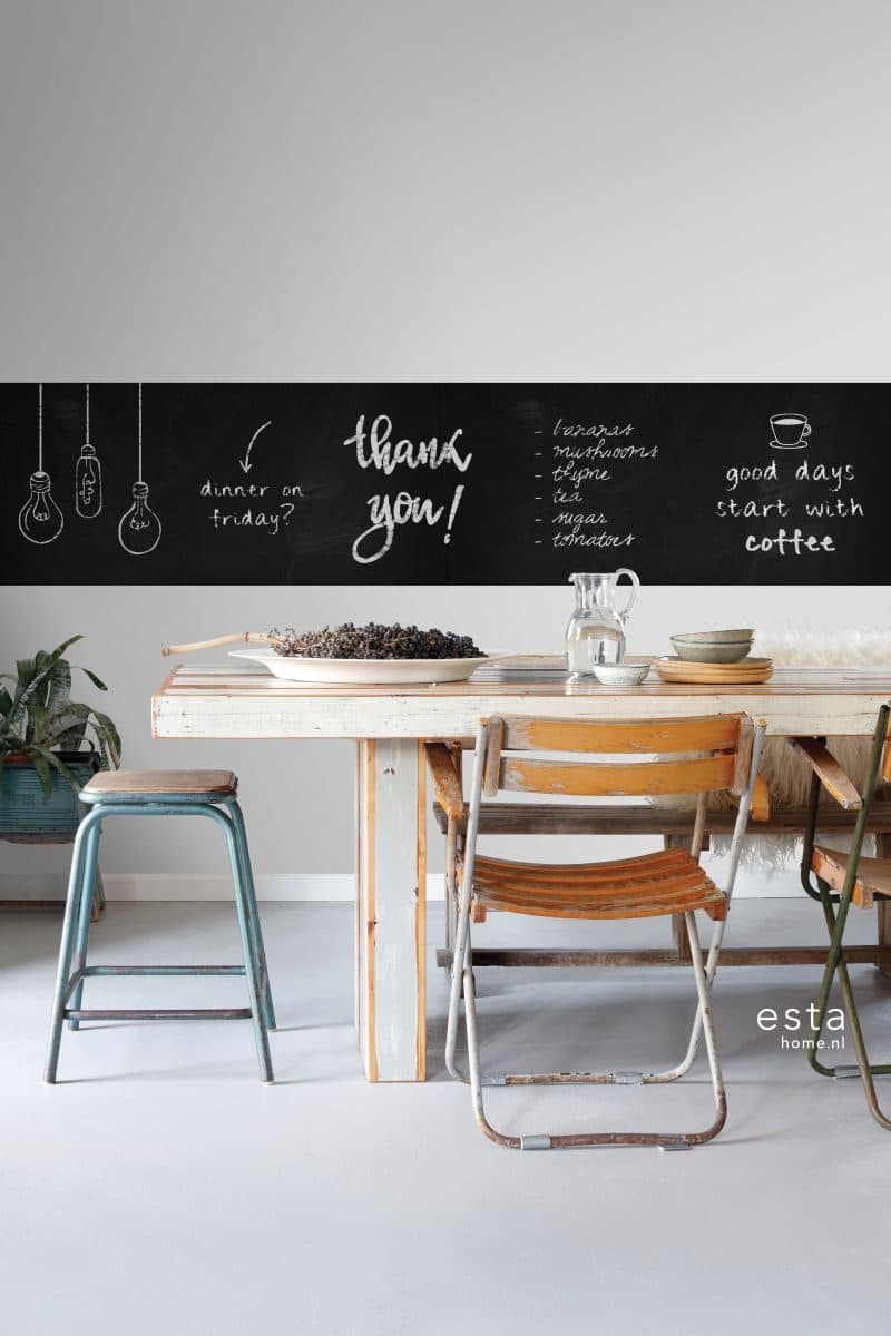 chalkboard wallpaper black 155004