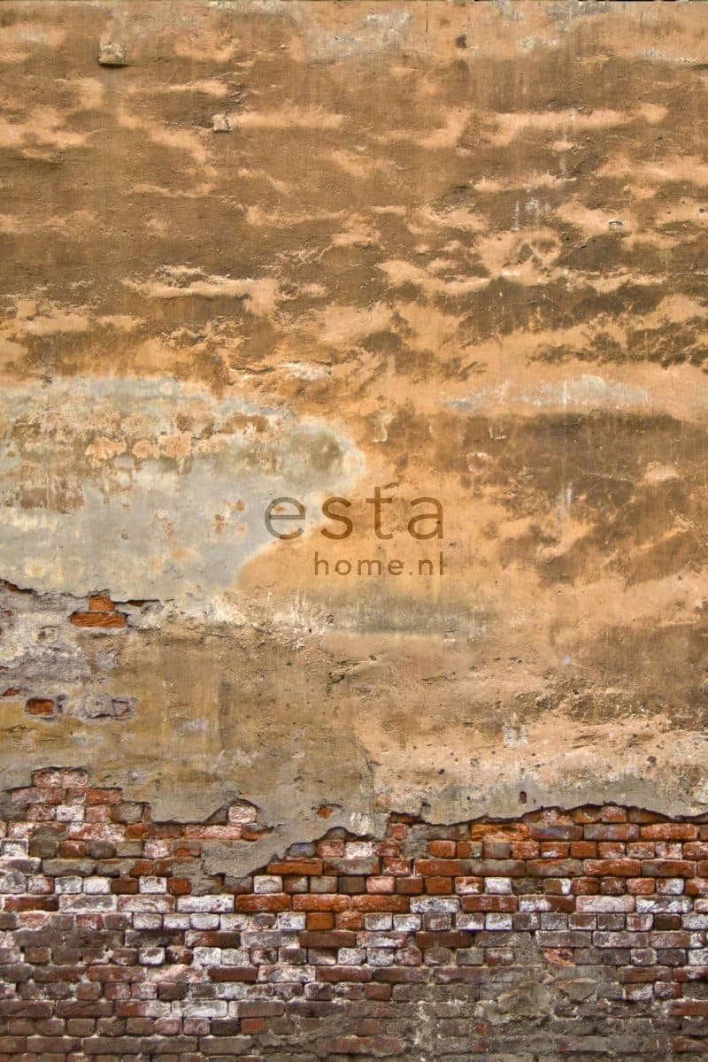 wall mural old Tuscan wall orange 157704