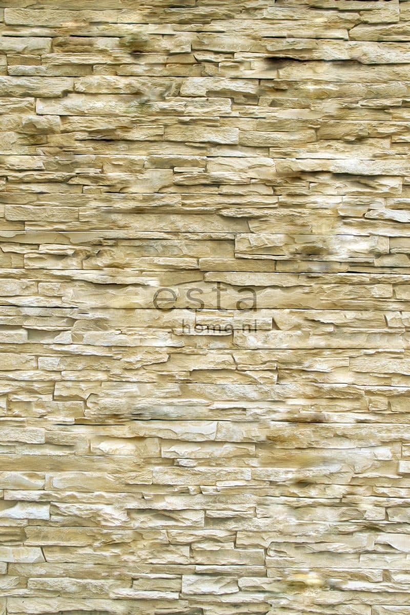 wall mural modern brick wall beige 157705