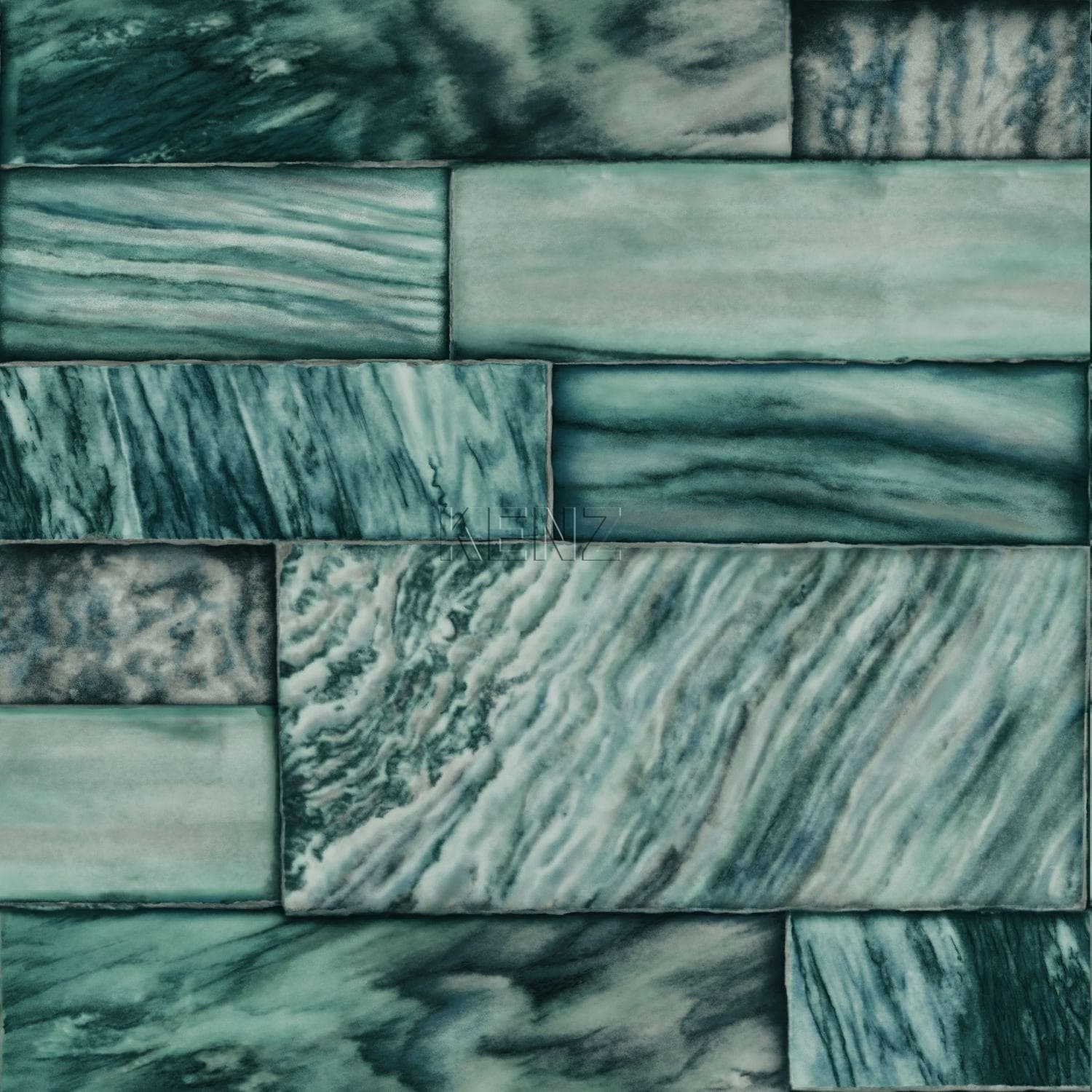 wallpaper marble stone emerald green 337252