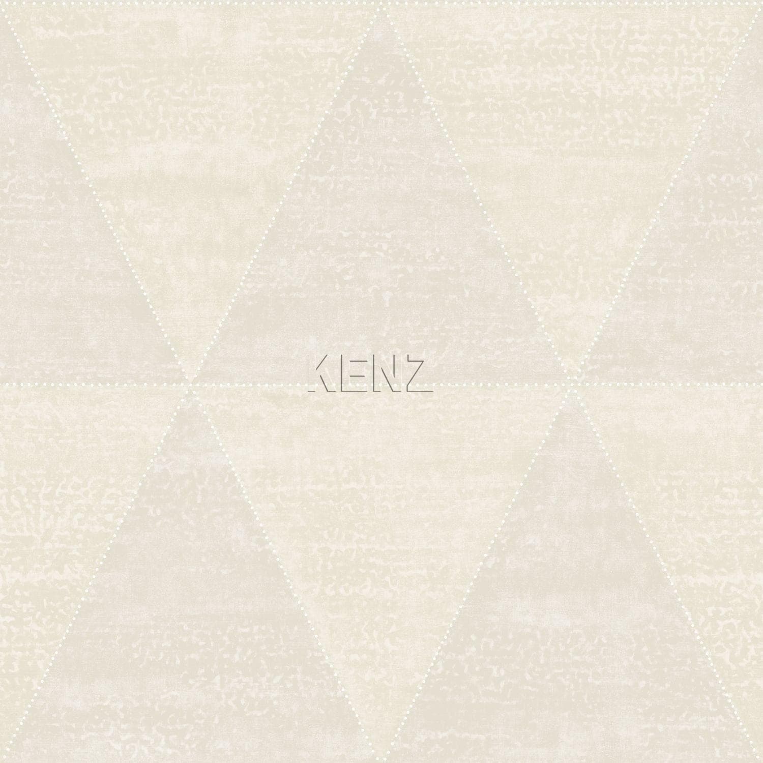 wallpaper metal triangles ivory white 337256