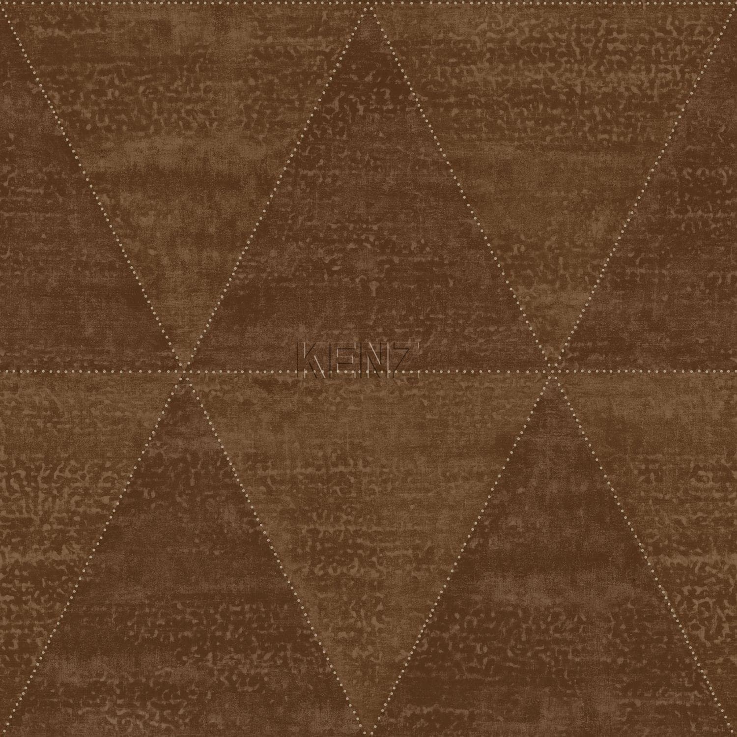 wallpaper metal triangles rust brown 337604