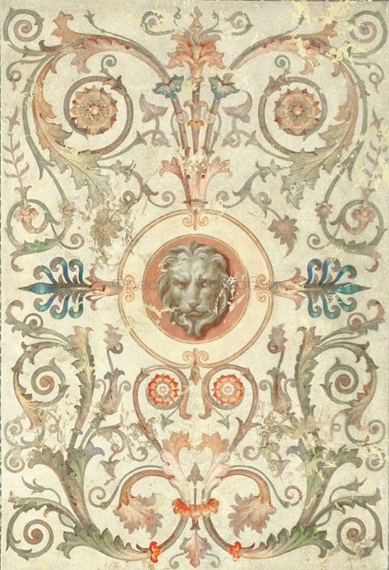 Classic Ornament With A Lion