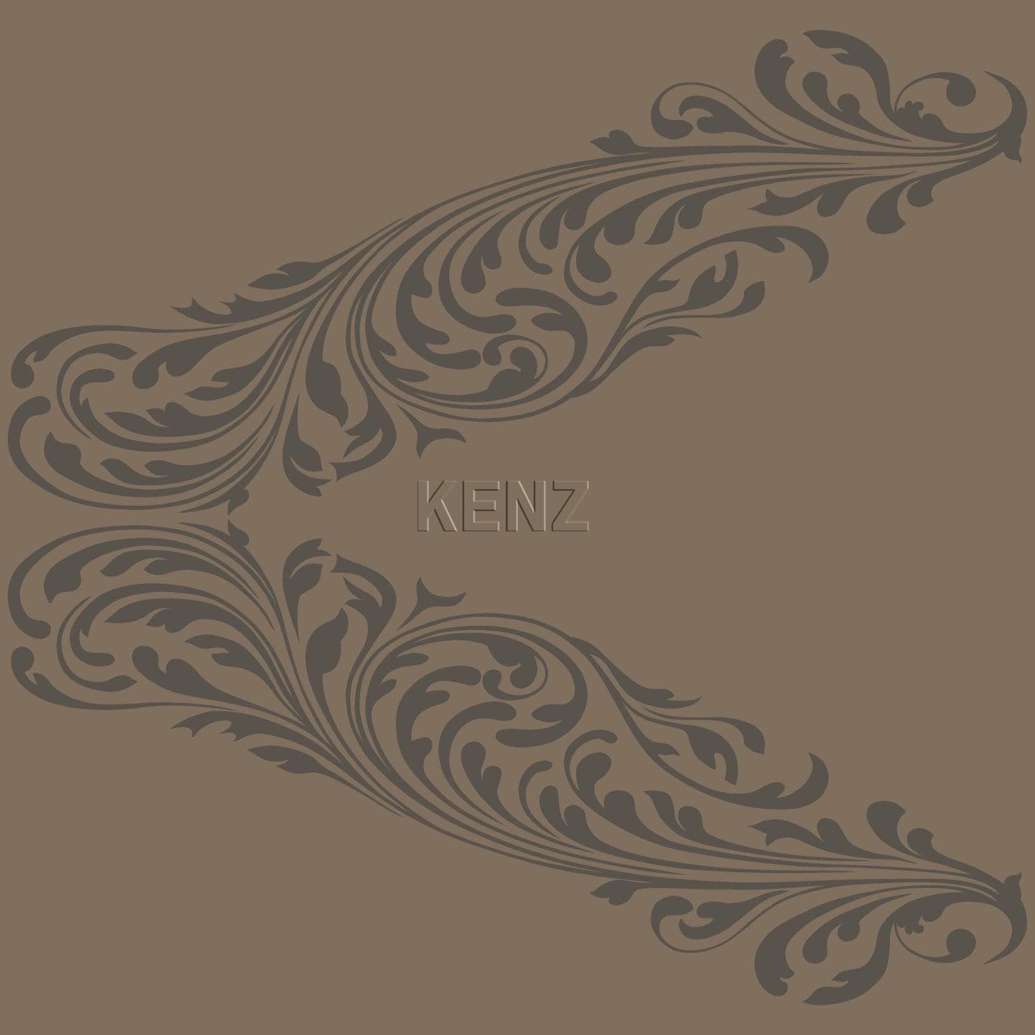 wallpaper ornaments shiny bronze and brown 345747