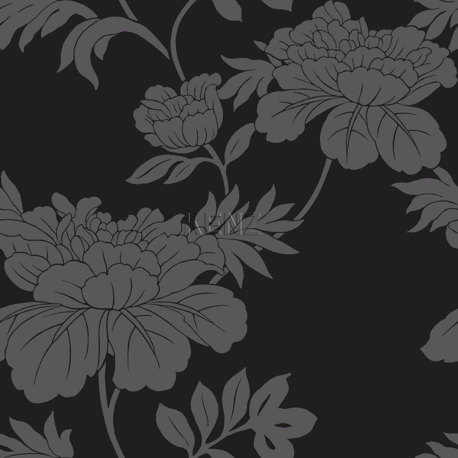wallpaper flowers black 345927