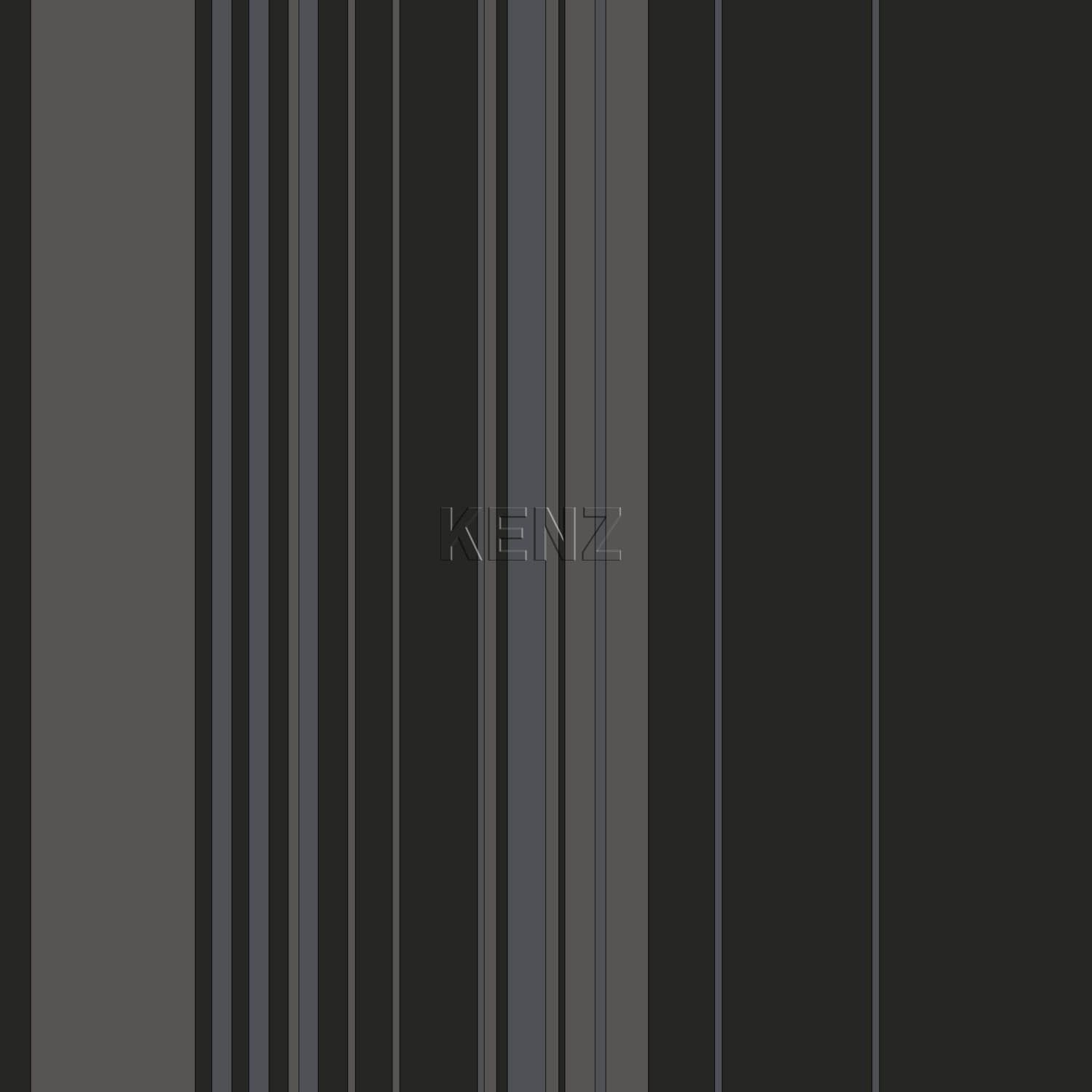 wallpaper stripes black and shiny bronze 346227