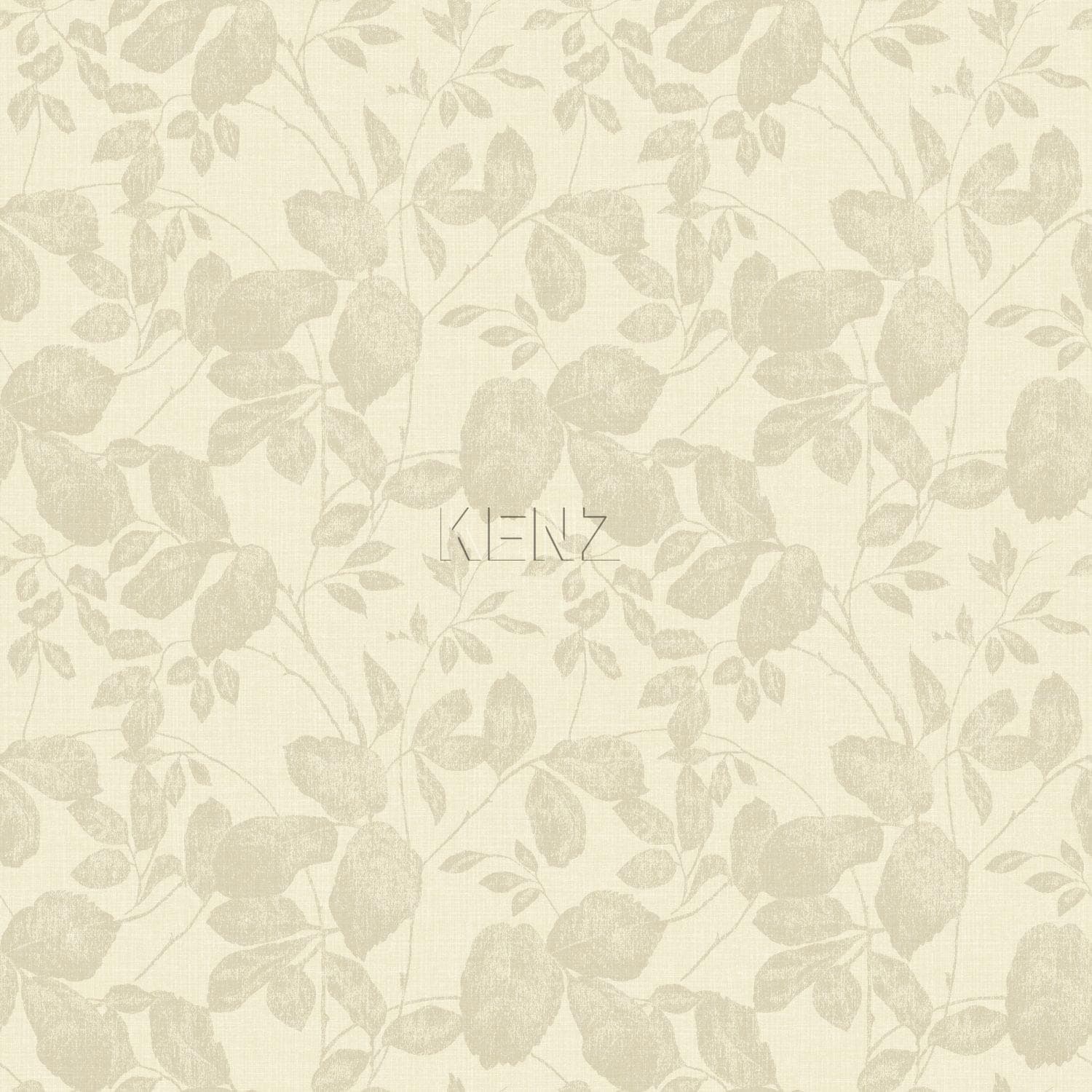 wallpaper leaves beige 346539
