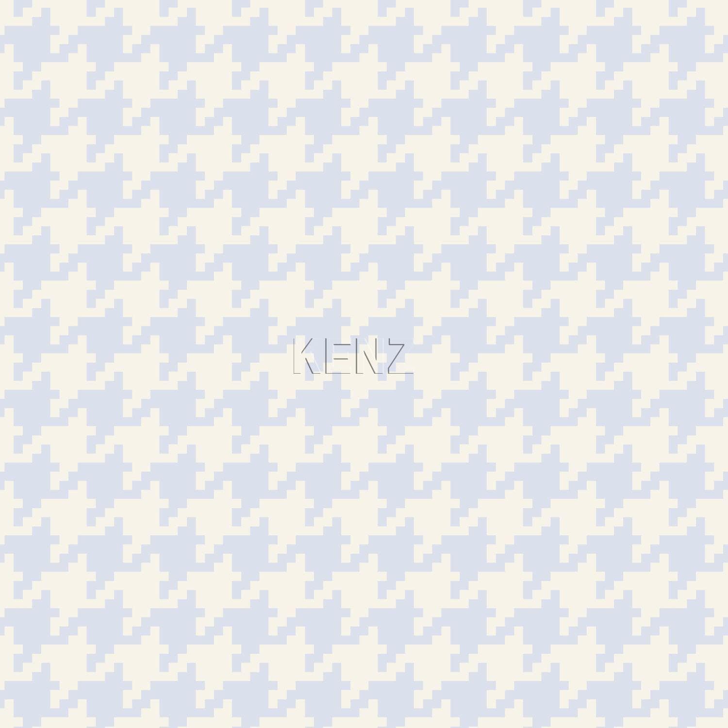 wallpaper pied de poule white and light blue 346841