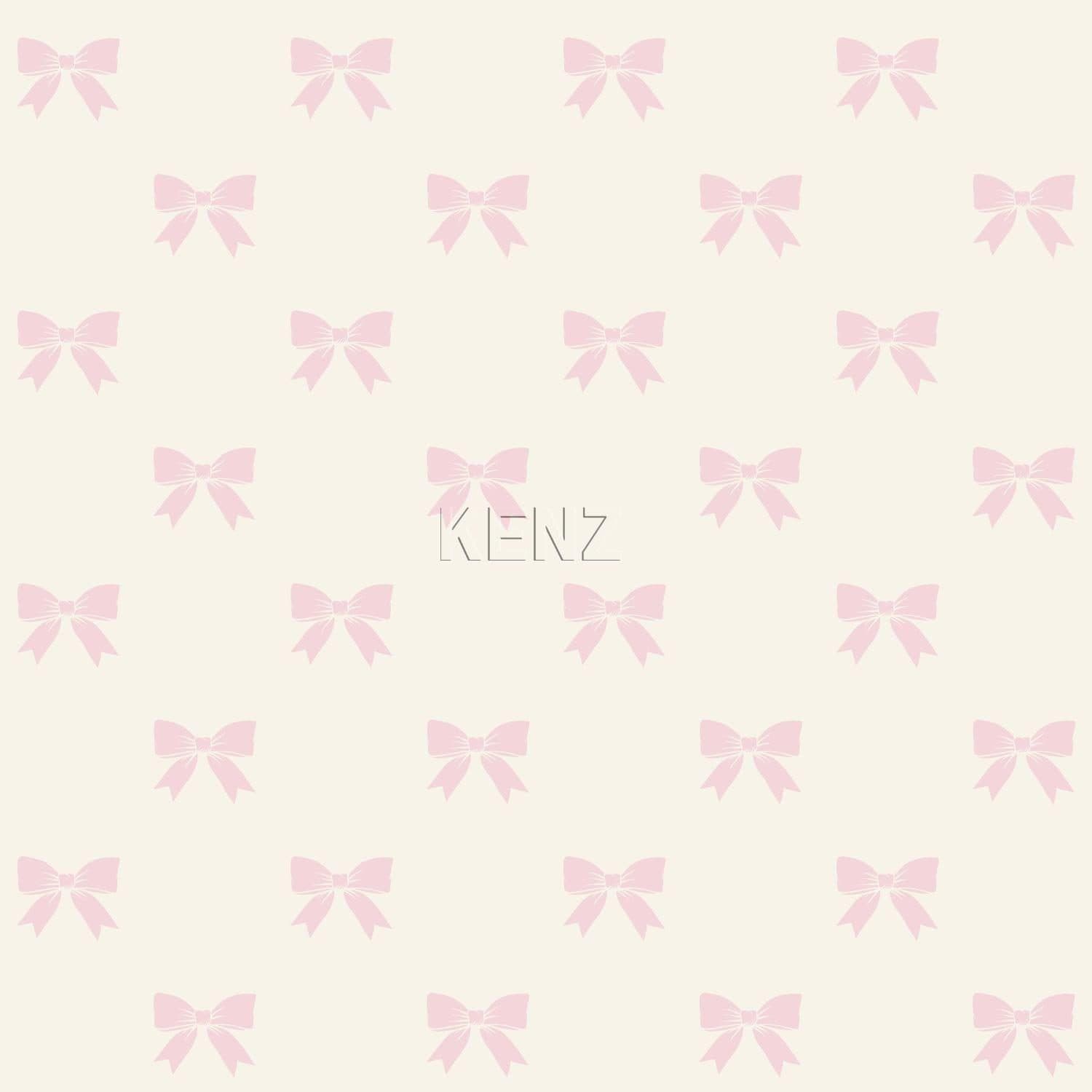 wallpaper bows white and light pink 346846