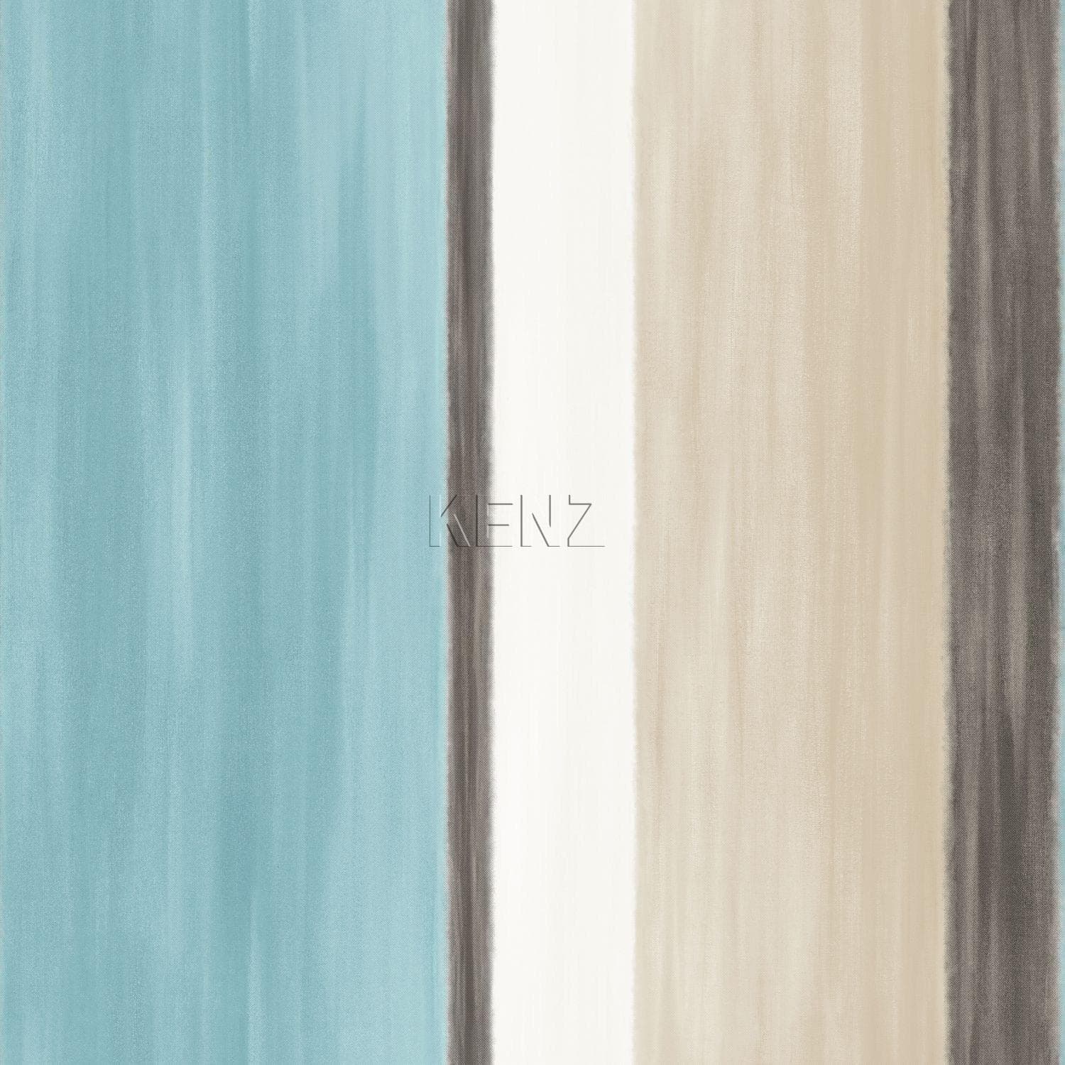 wallpaper stripes turquoise and beige 346929