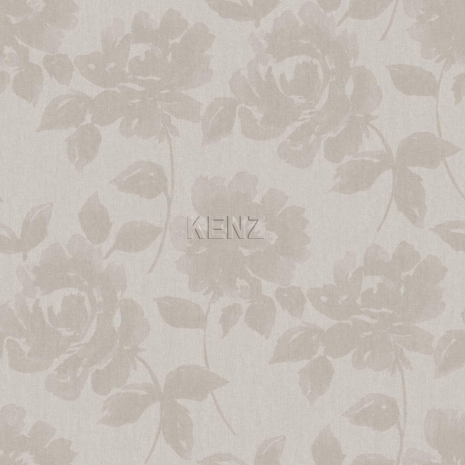 wallpaper roses light taupe 347028