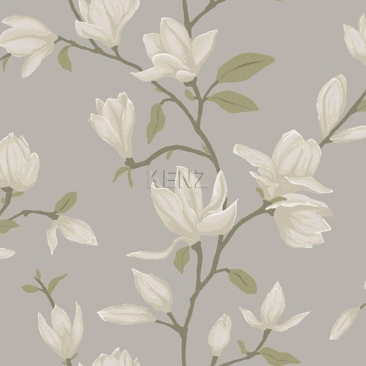 wallpaper magnolia green 347046