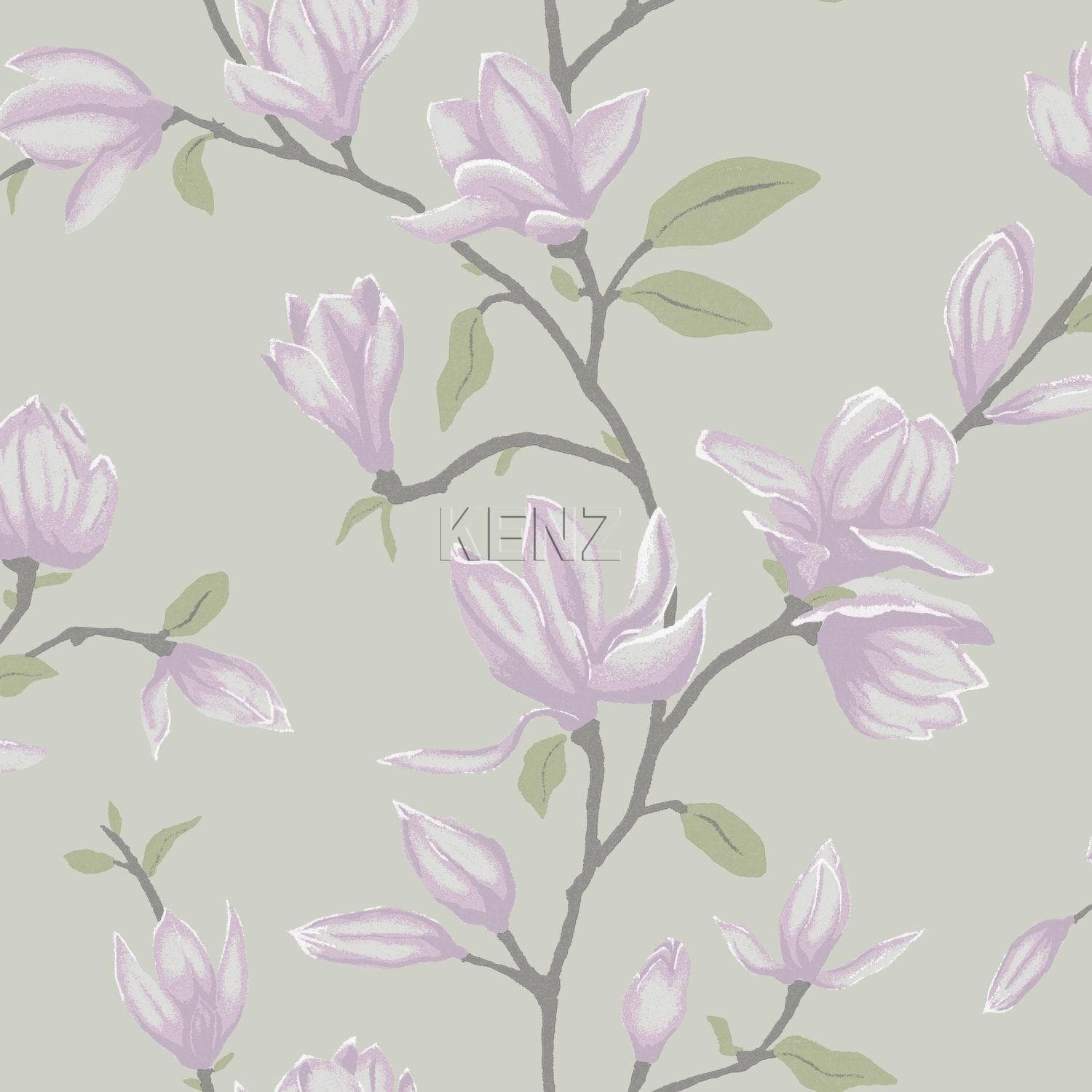wallpaper magnolia sea green and lilac purple 347051