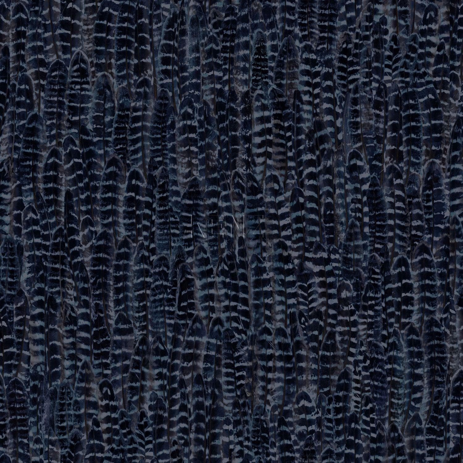 wallpaper feathers ink blue 347398