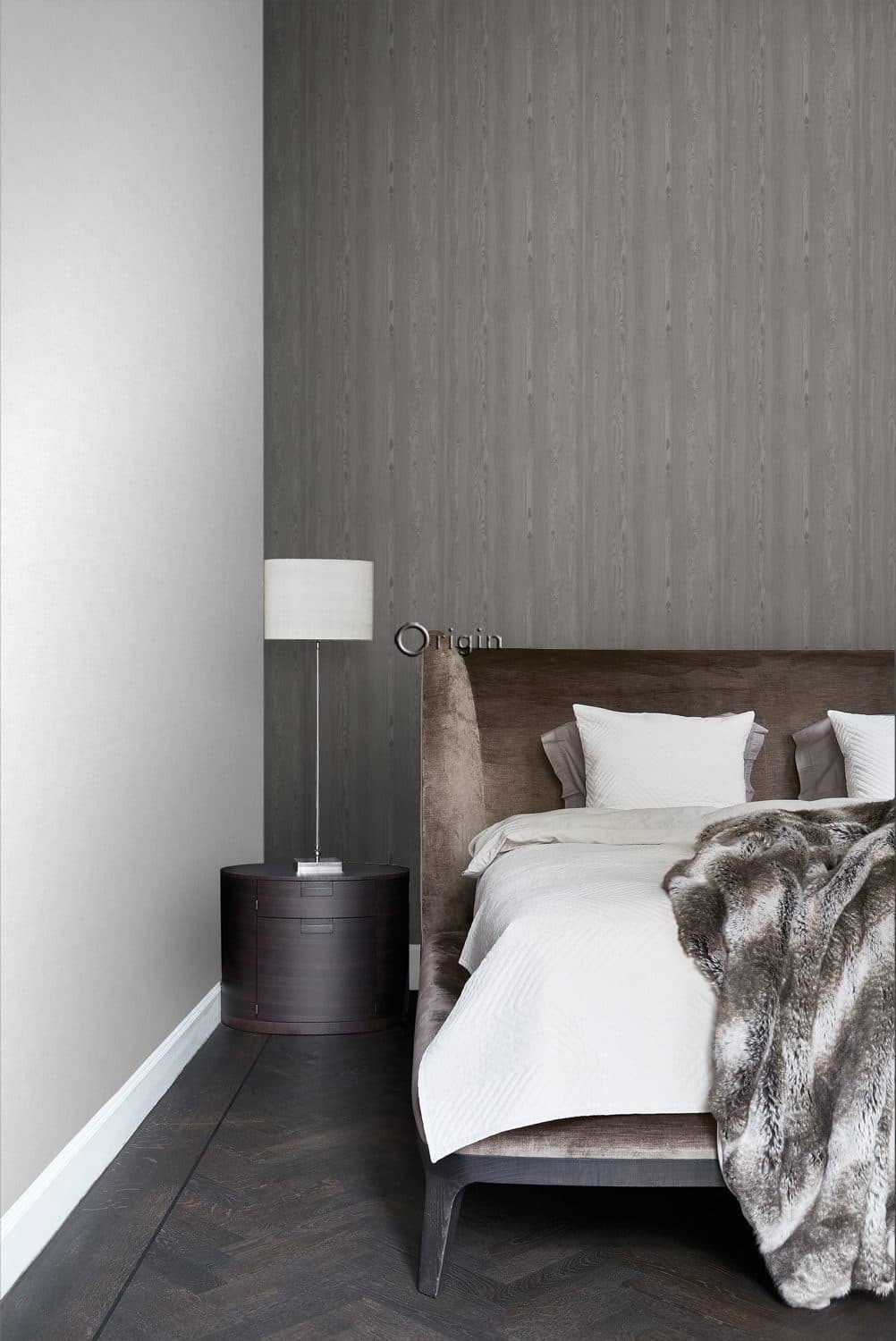wallpaper wooden planks gray 347525