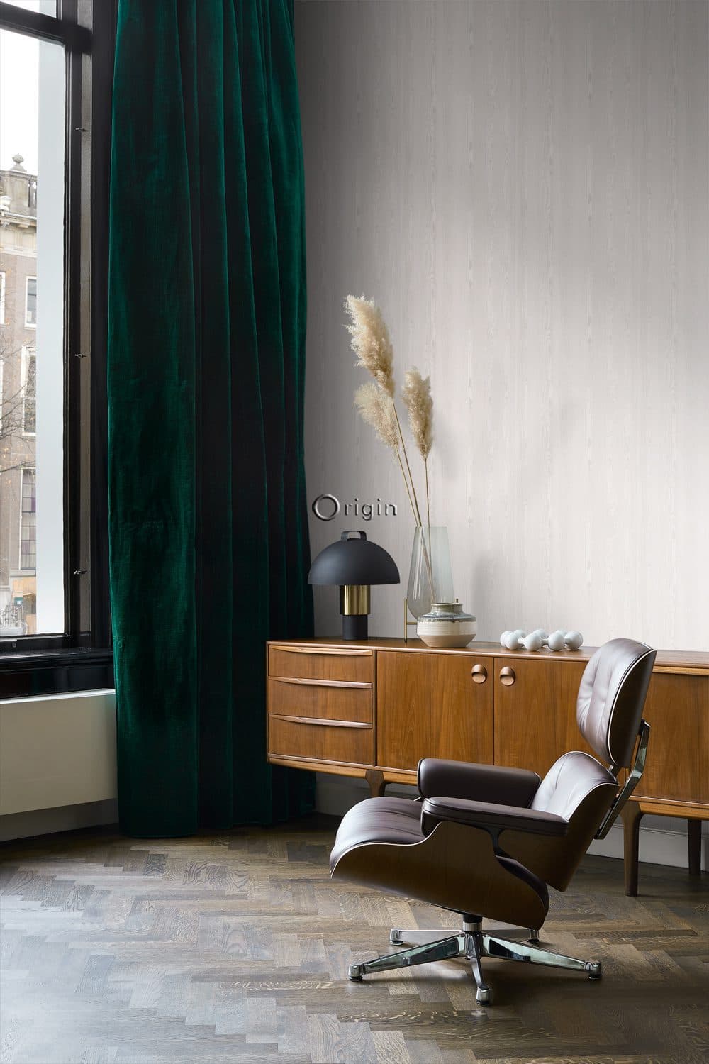 wallpaper wooden planks warm silver 347534
