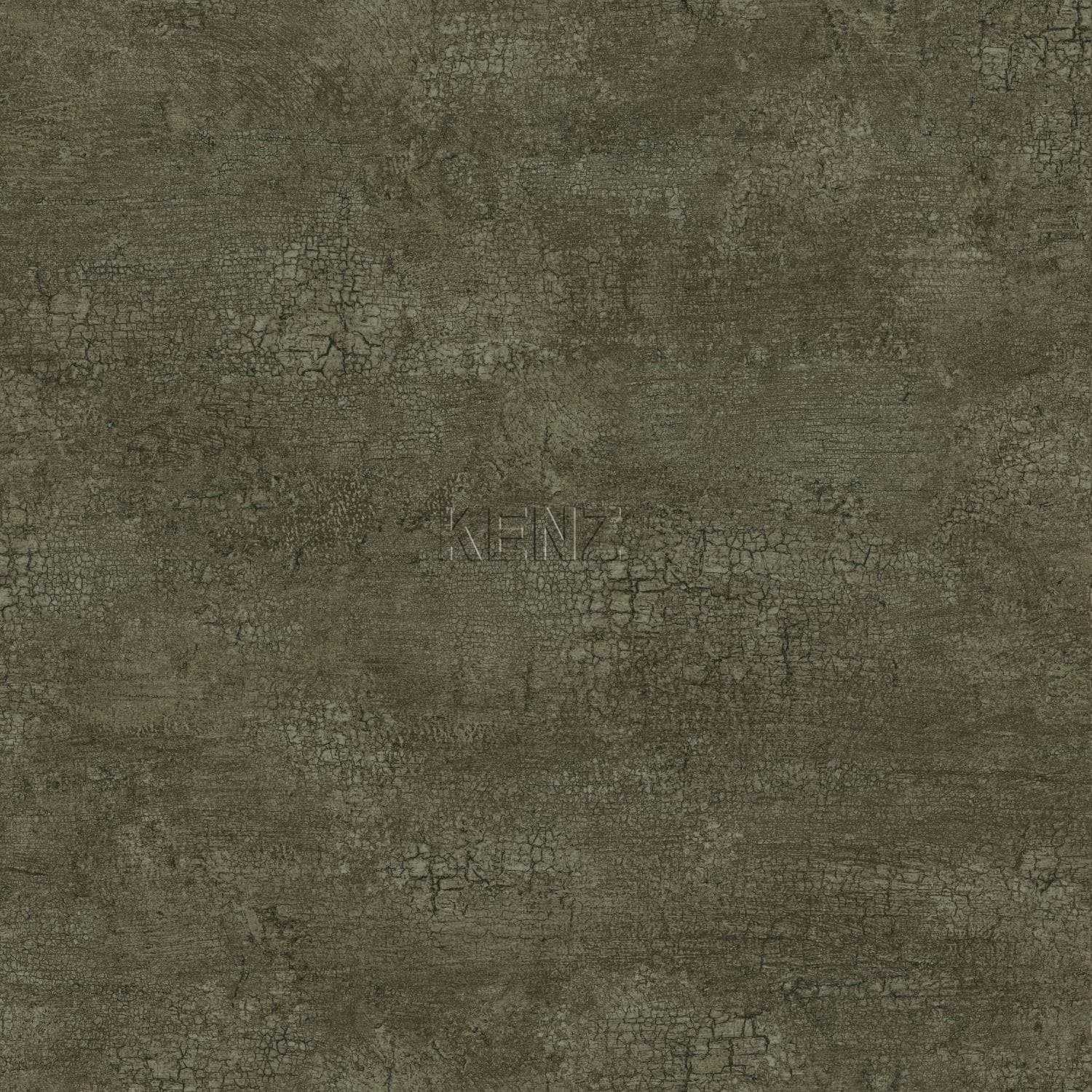 wallpaper natural stone with crackle effect olive green 347560