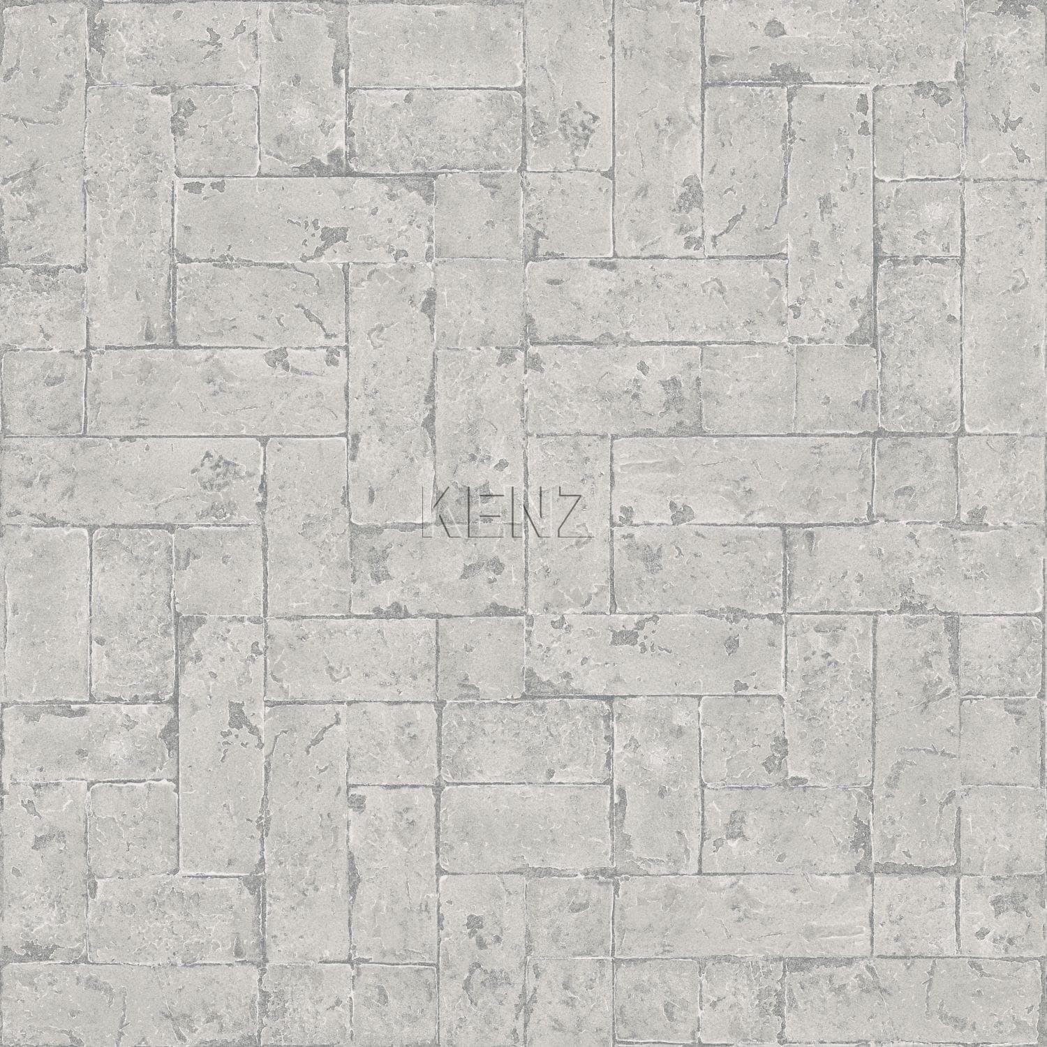 wallpaper bricks light gray 347570