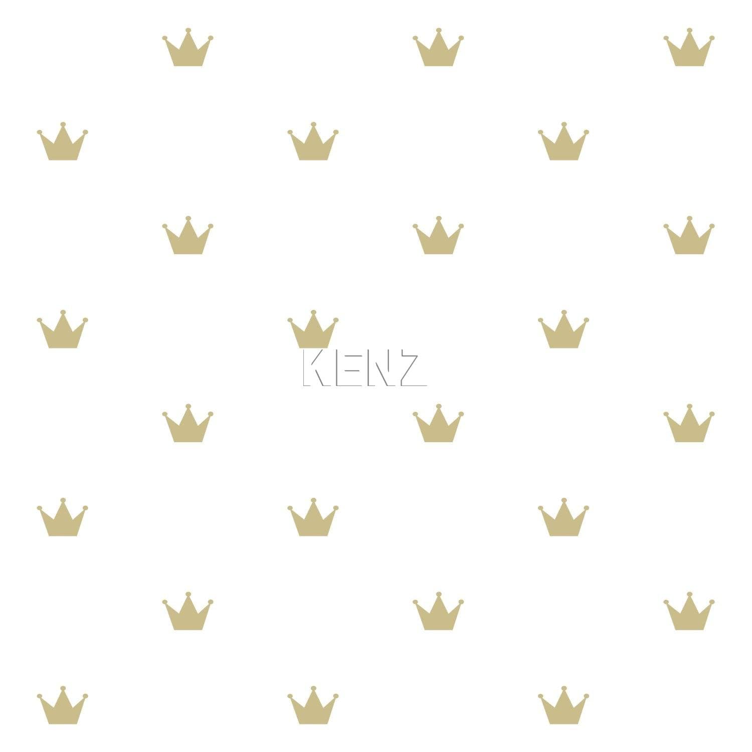 wallpaper crowns white and gold 347678