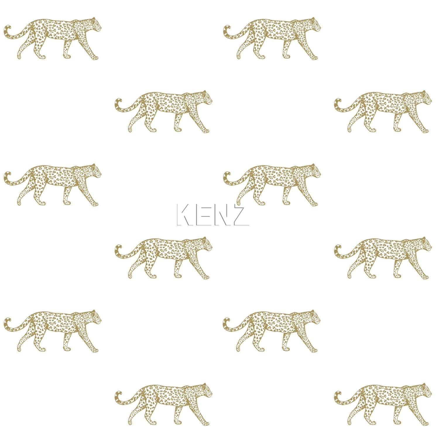 wallpaper panthers white and gold 347685