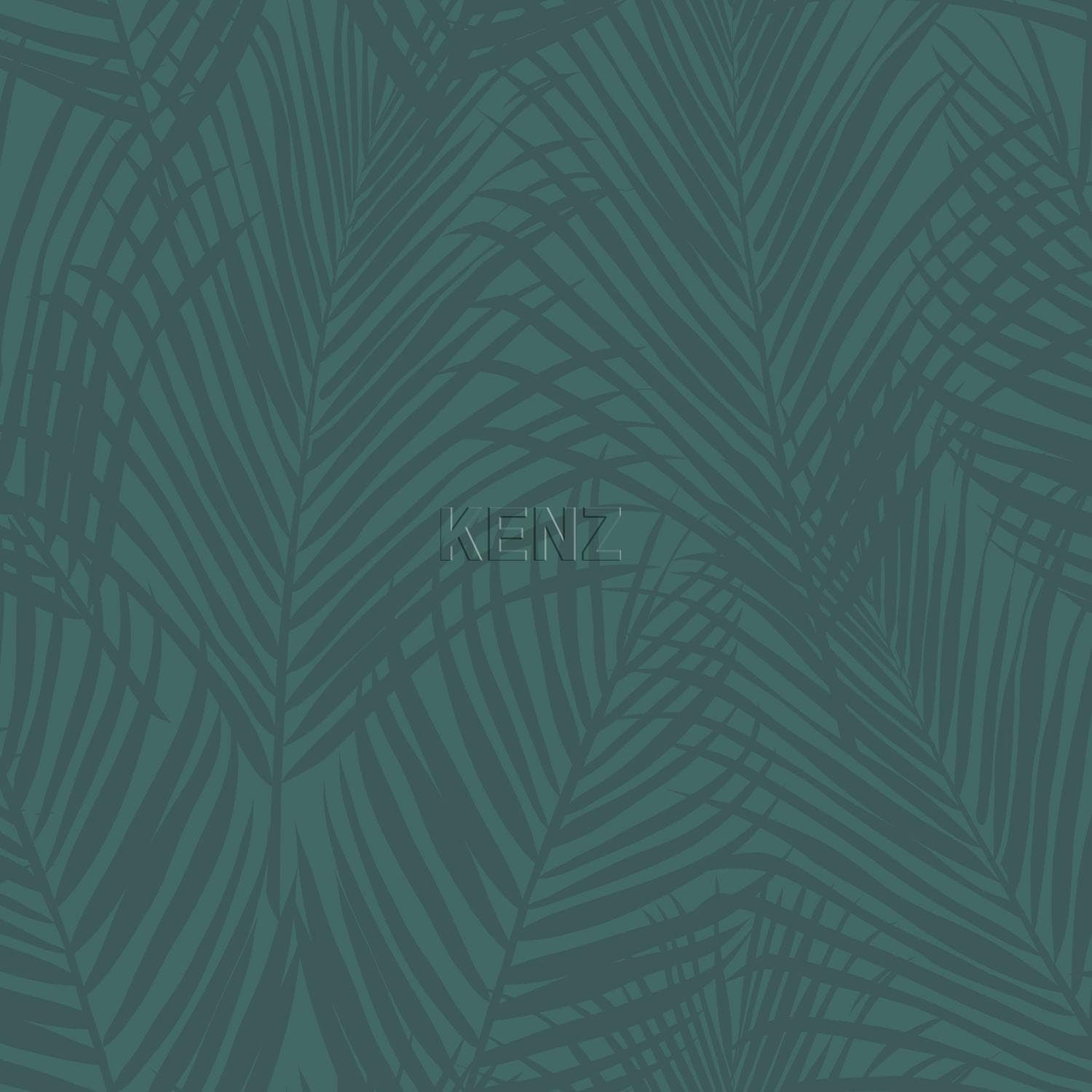 wallpaper palm leaves emerald green 347710