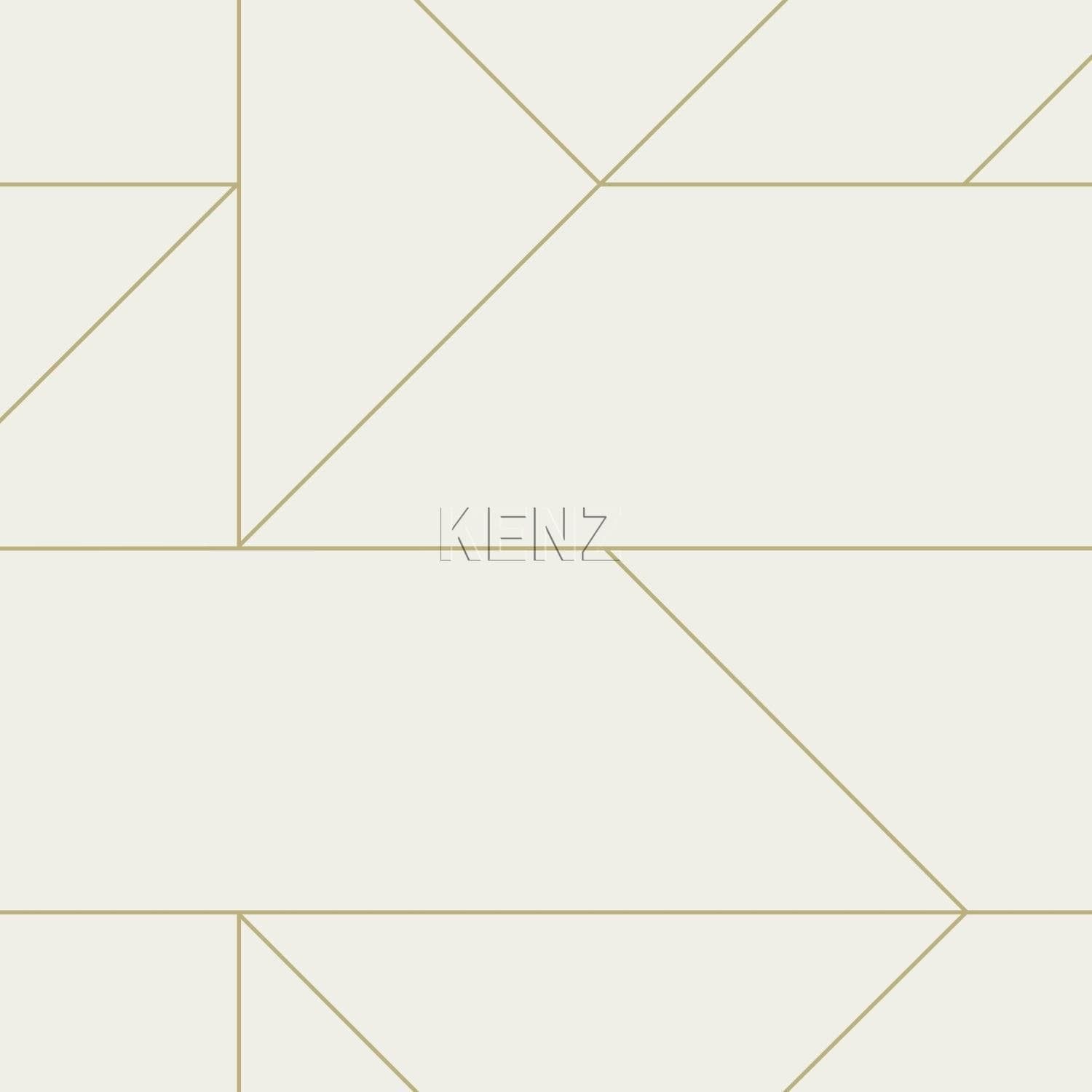 wallpaper graphic lines beige and gold 347720