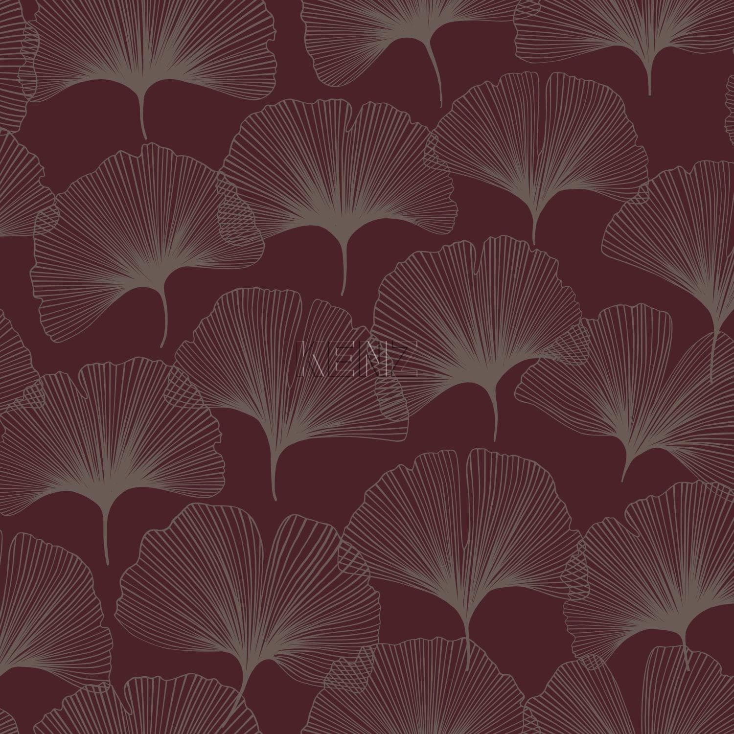wallpaper ginkgo leaves red and gold 347732