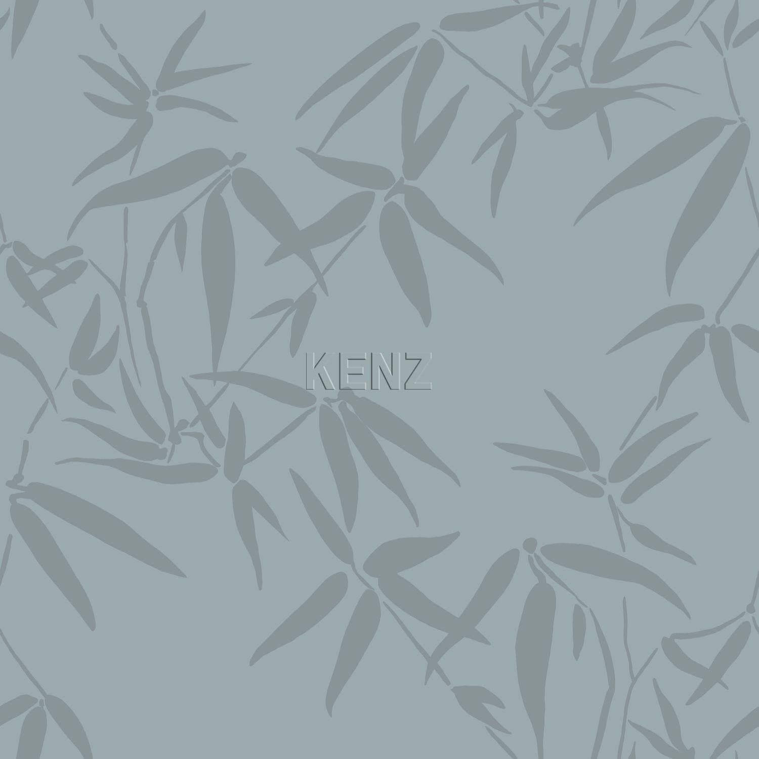 wallpaper bamboo leaves blue 347737