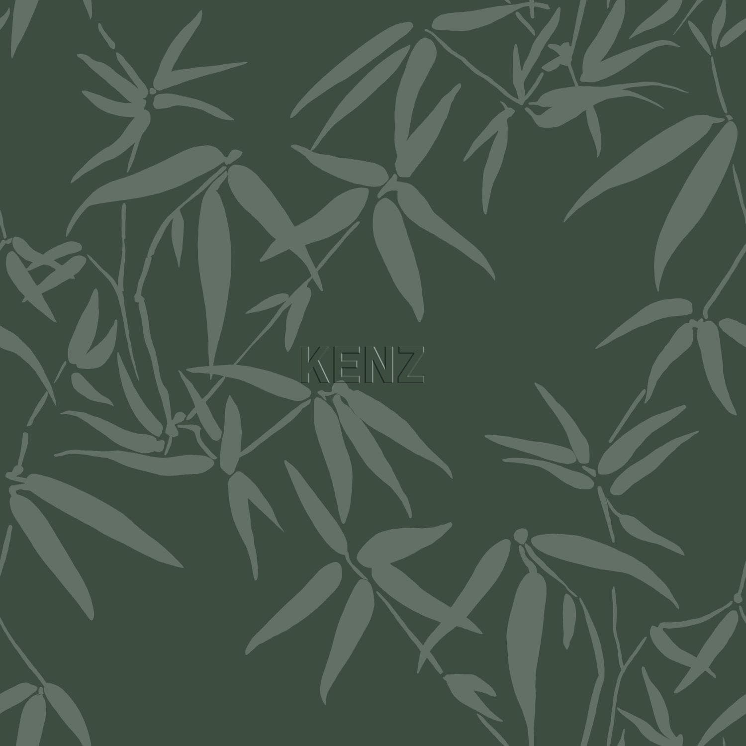 wallpaper bamboo leaves dark green 347738