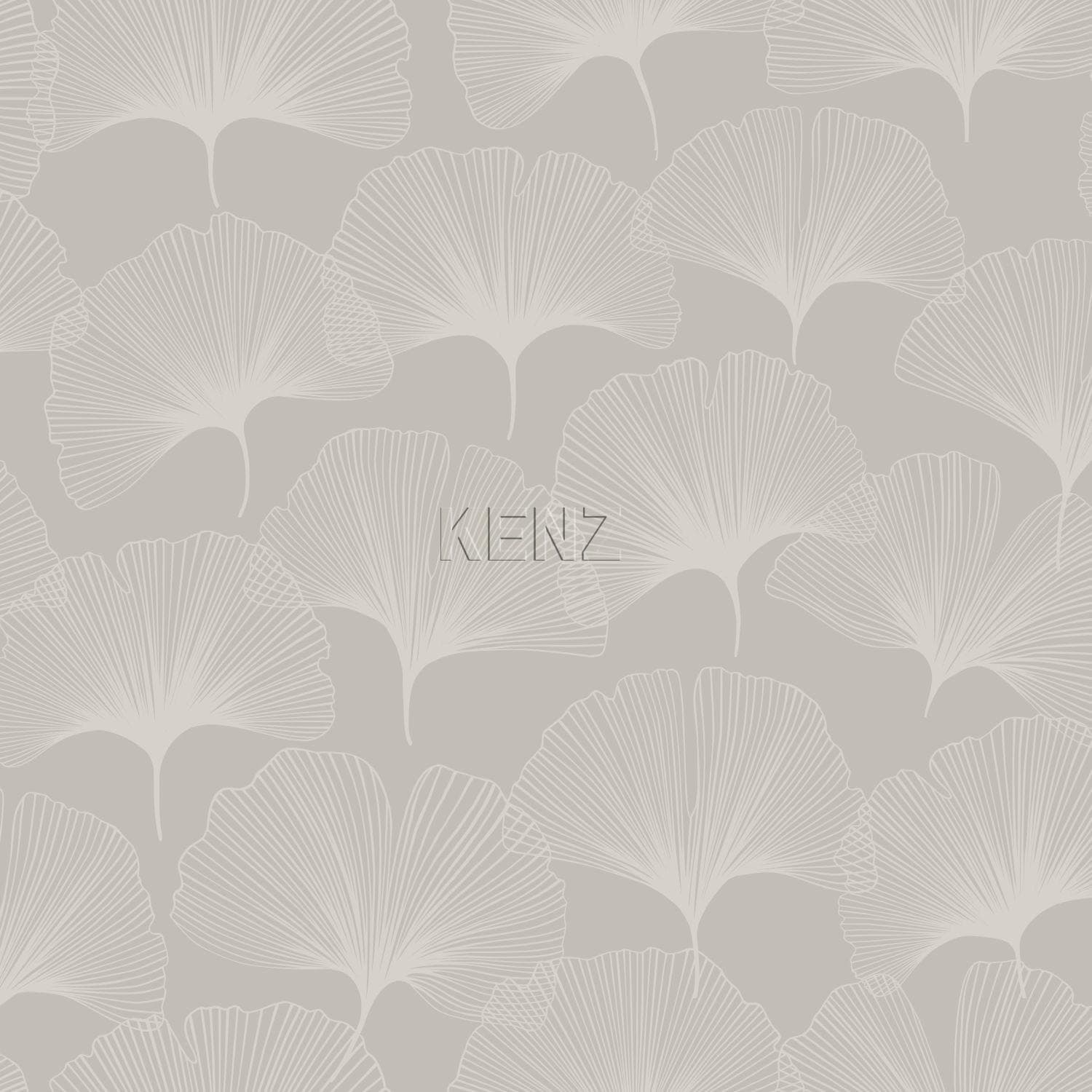 wallpaper ginkgo leaves shiny gray 347749