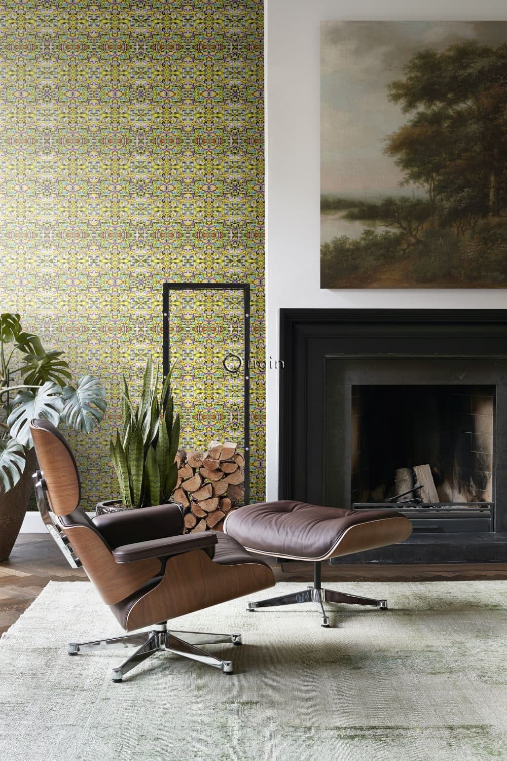 wallpaper XXL jungle fever motif yellow 356904